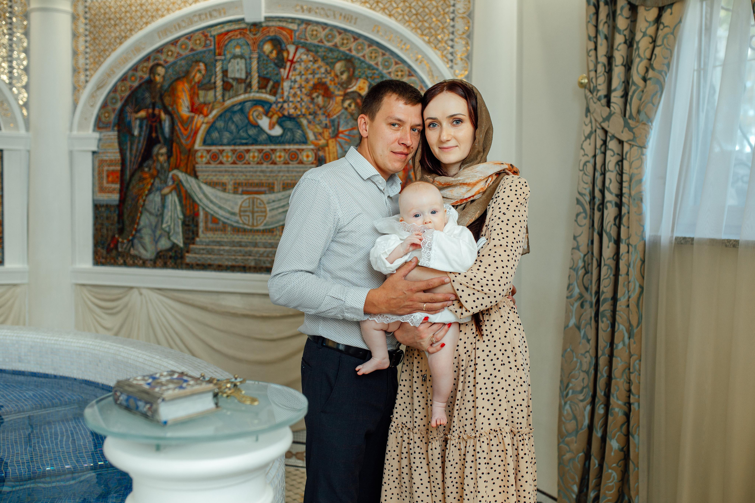 Крещение Эмилии, октябрь 22, храм Святой Троицы, Минск