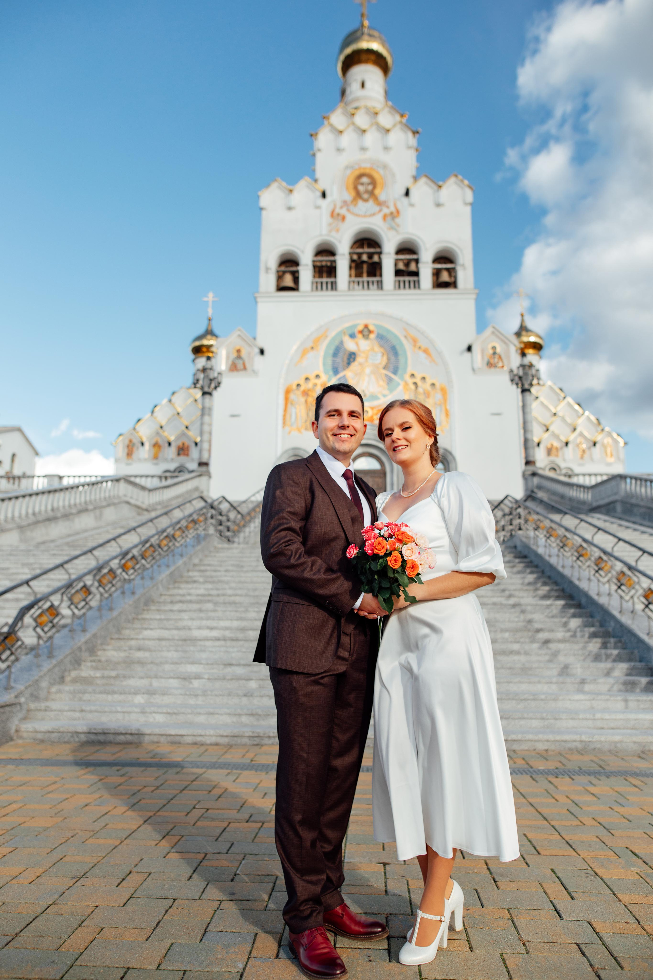 Кирилл и Александра, Храм Всех Святых, Минск октябрь 22