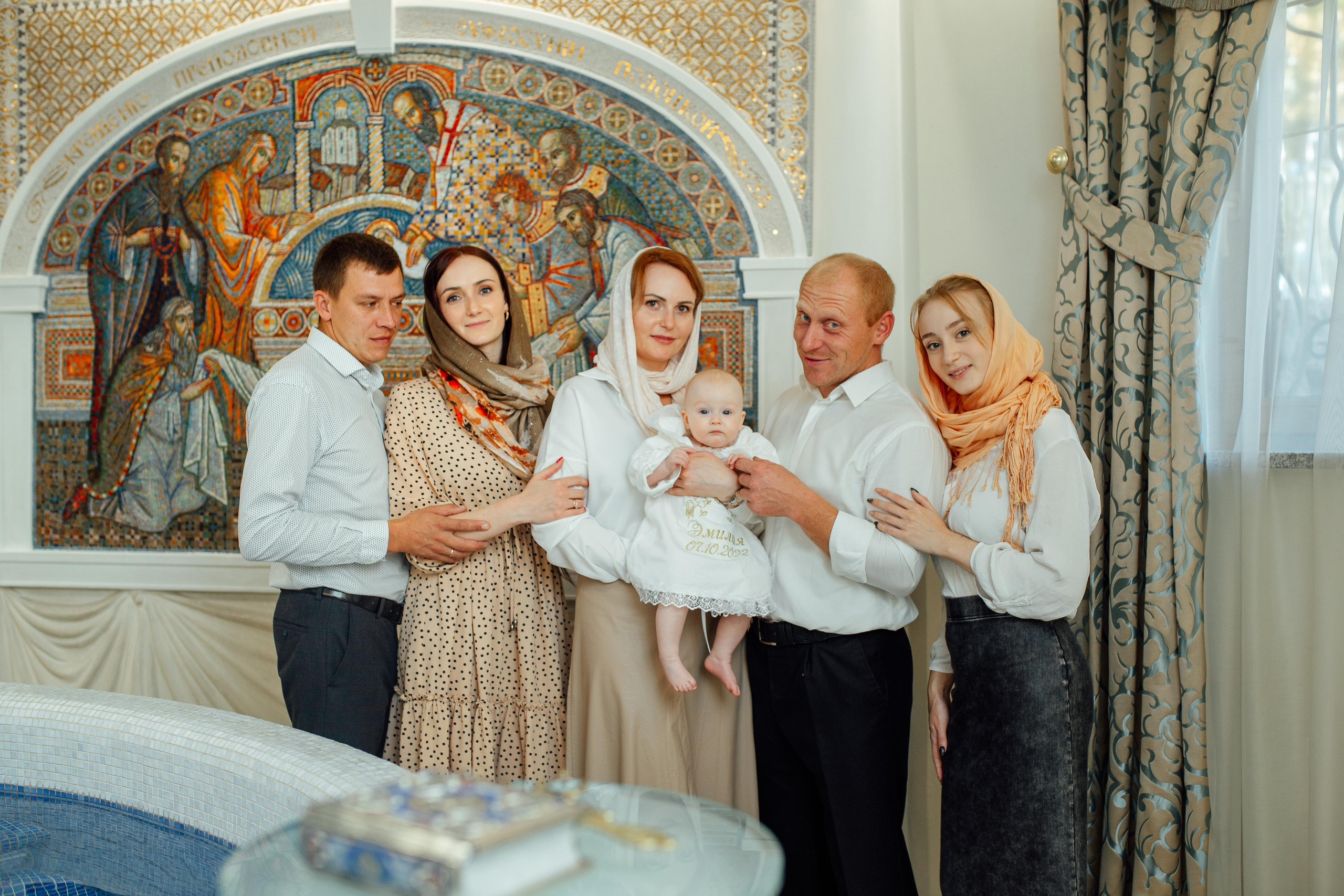 Крещение Эмилии, октябрь 22, храм Святой Троицы, Минск