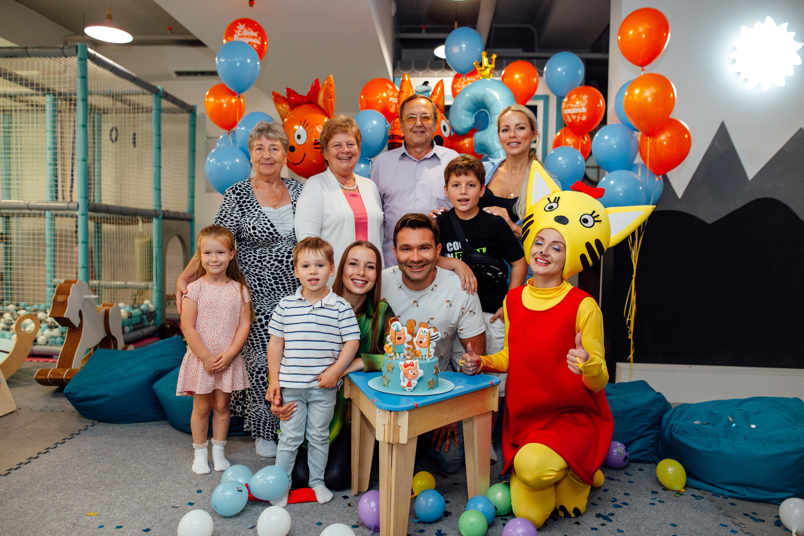 День рождение Даниила, 3 года, Мамслёт, август 22