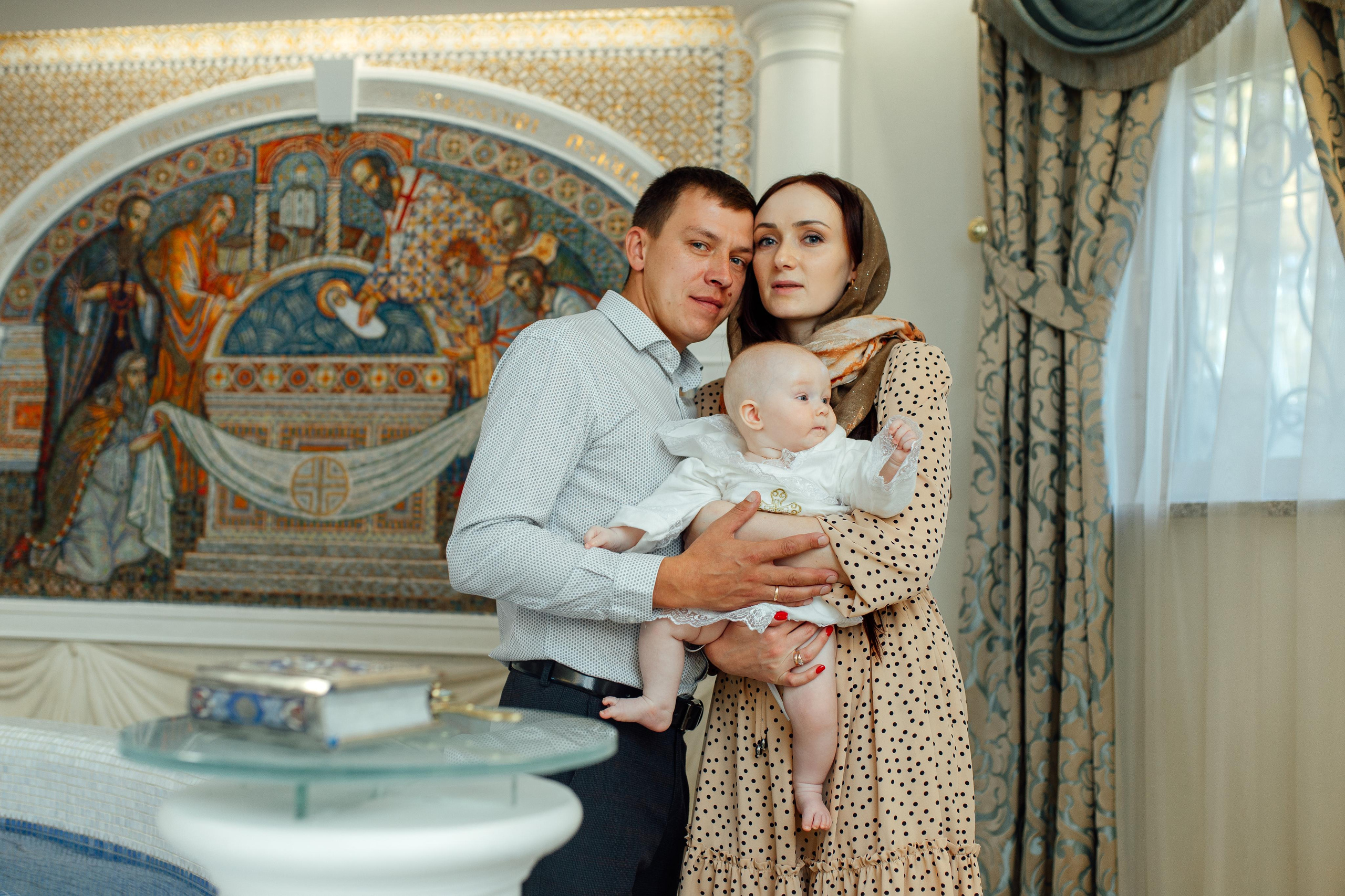 Крещение Эмилии, октябрь 22, храм Святой Троицы, Минск