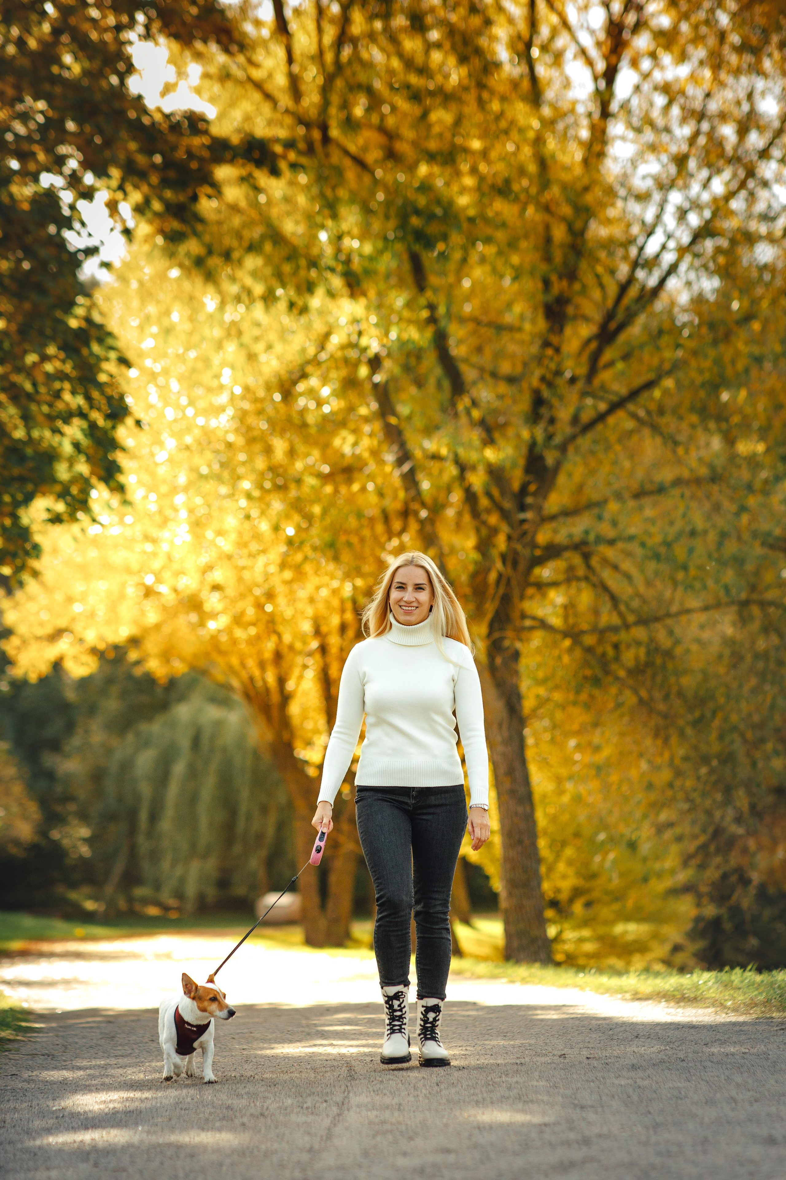 С любимой собакой, для себя