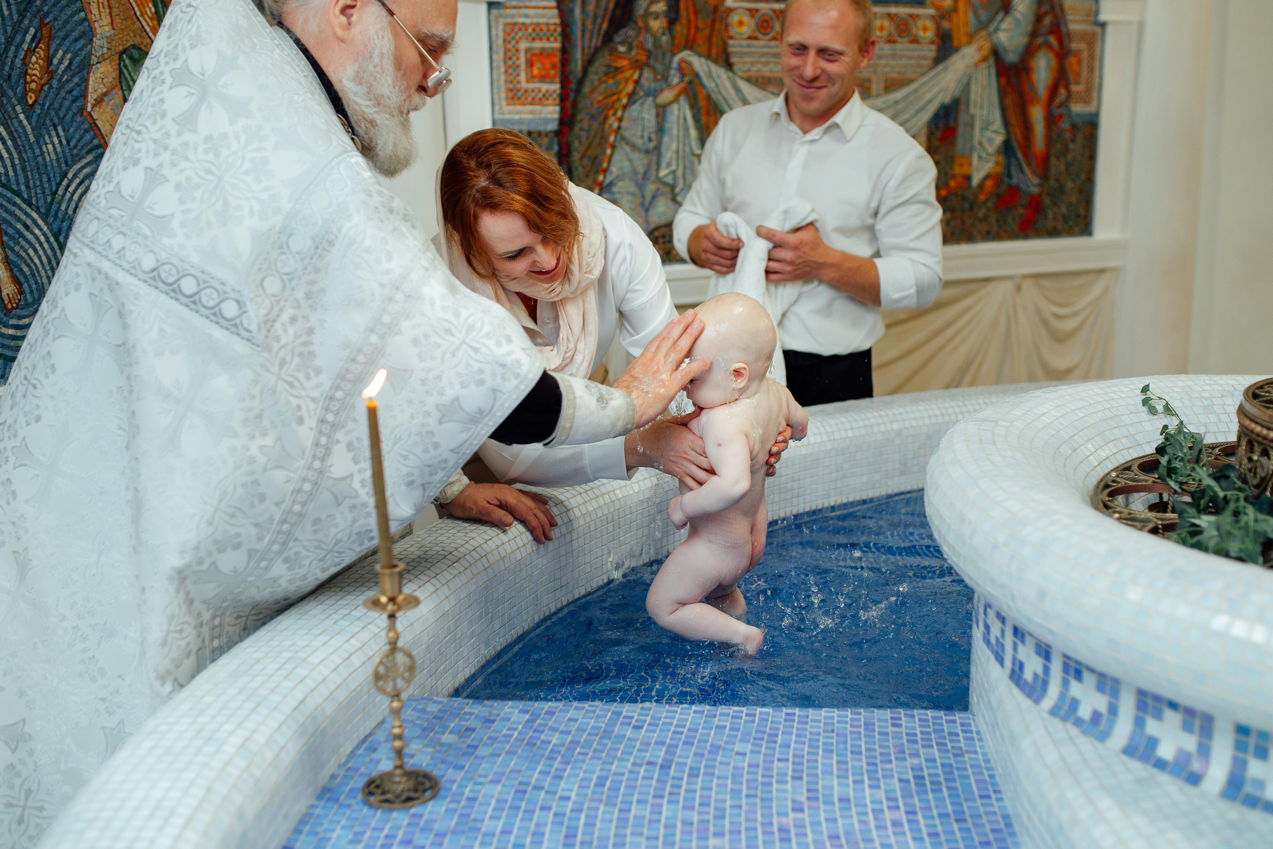 Крещение Эмилии, октябрь 22, храм Святой Троицы, Минск