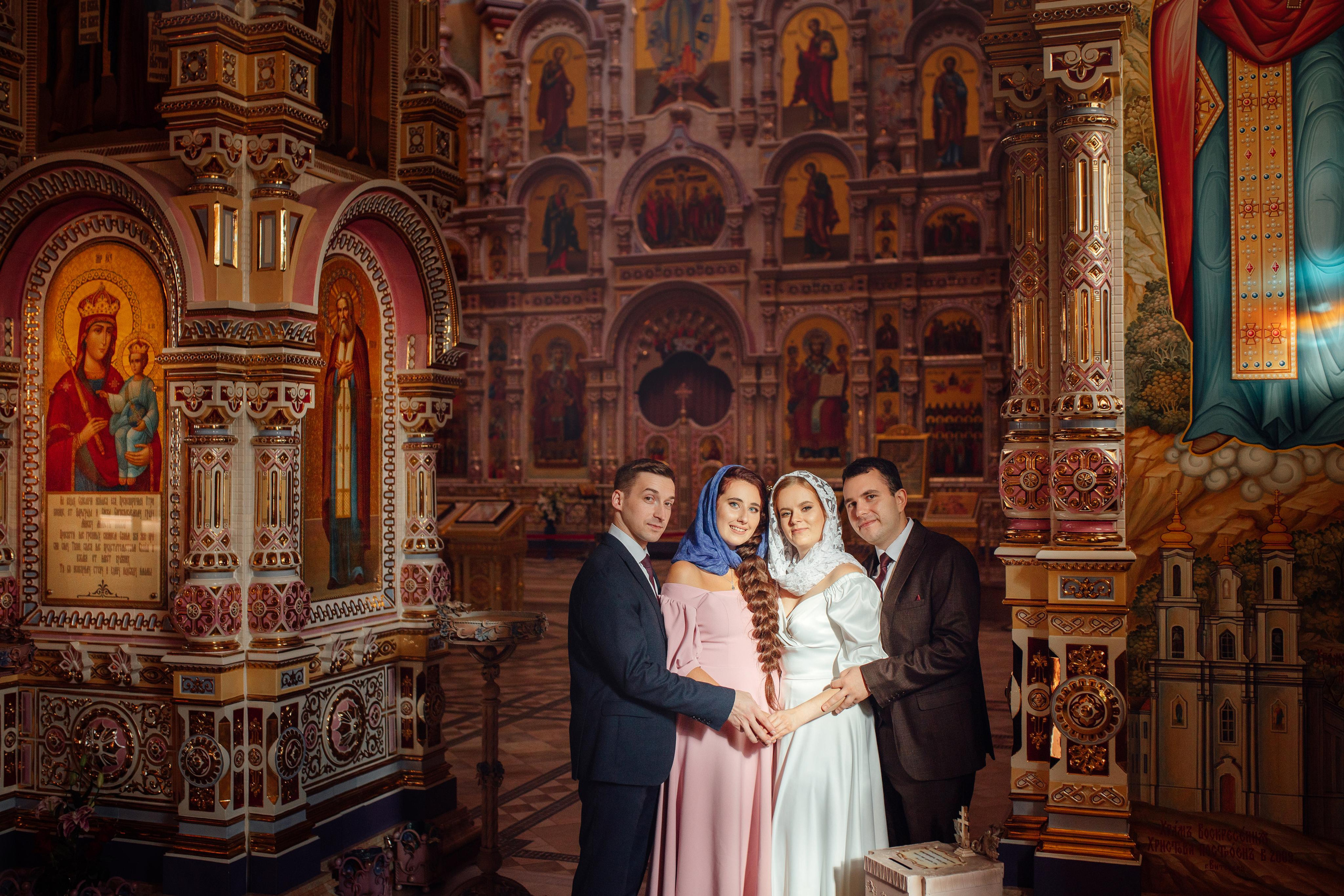 Кирилл и Александра, Храм Всех Святых, Минск октябрь 22