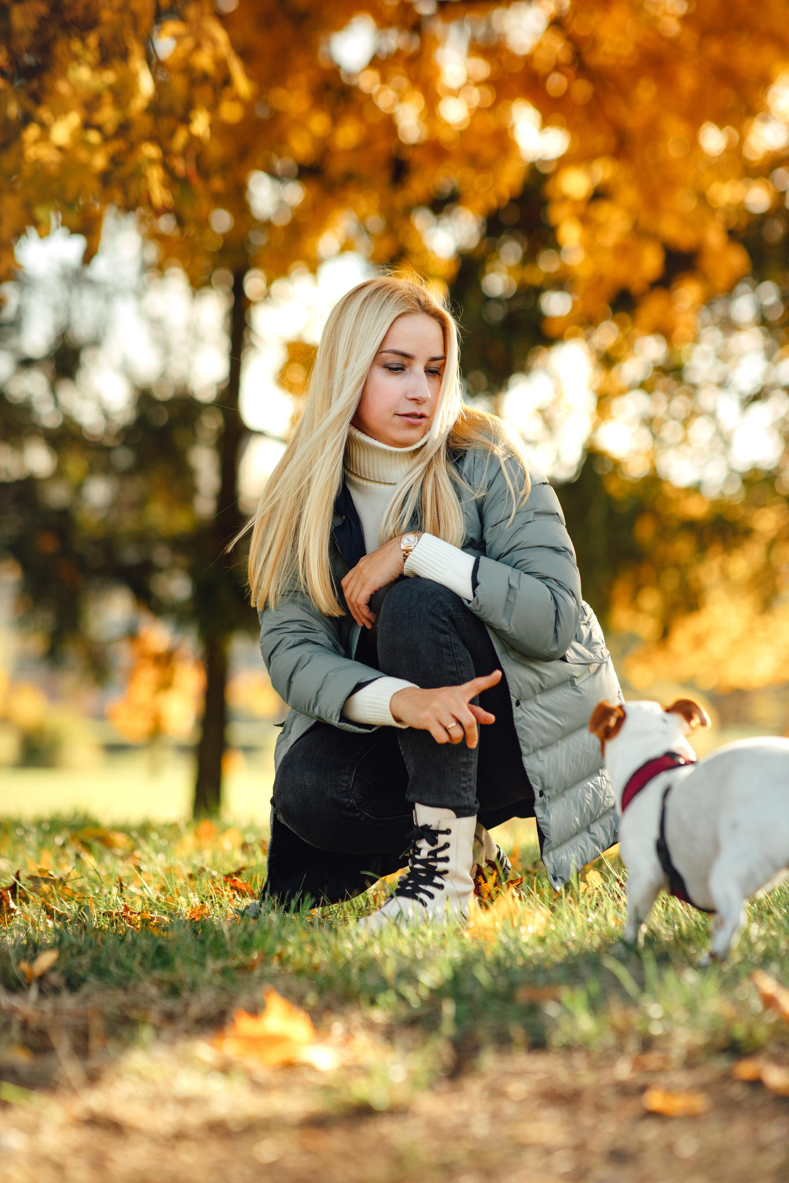 С любимой собакой, для себя