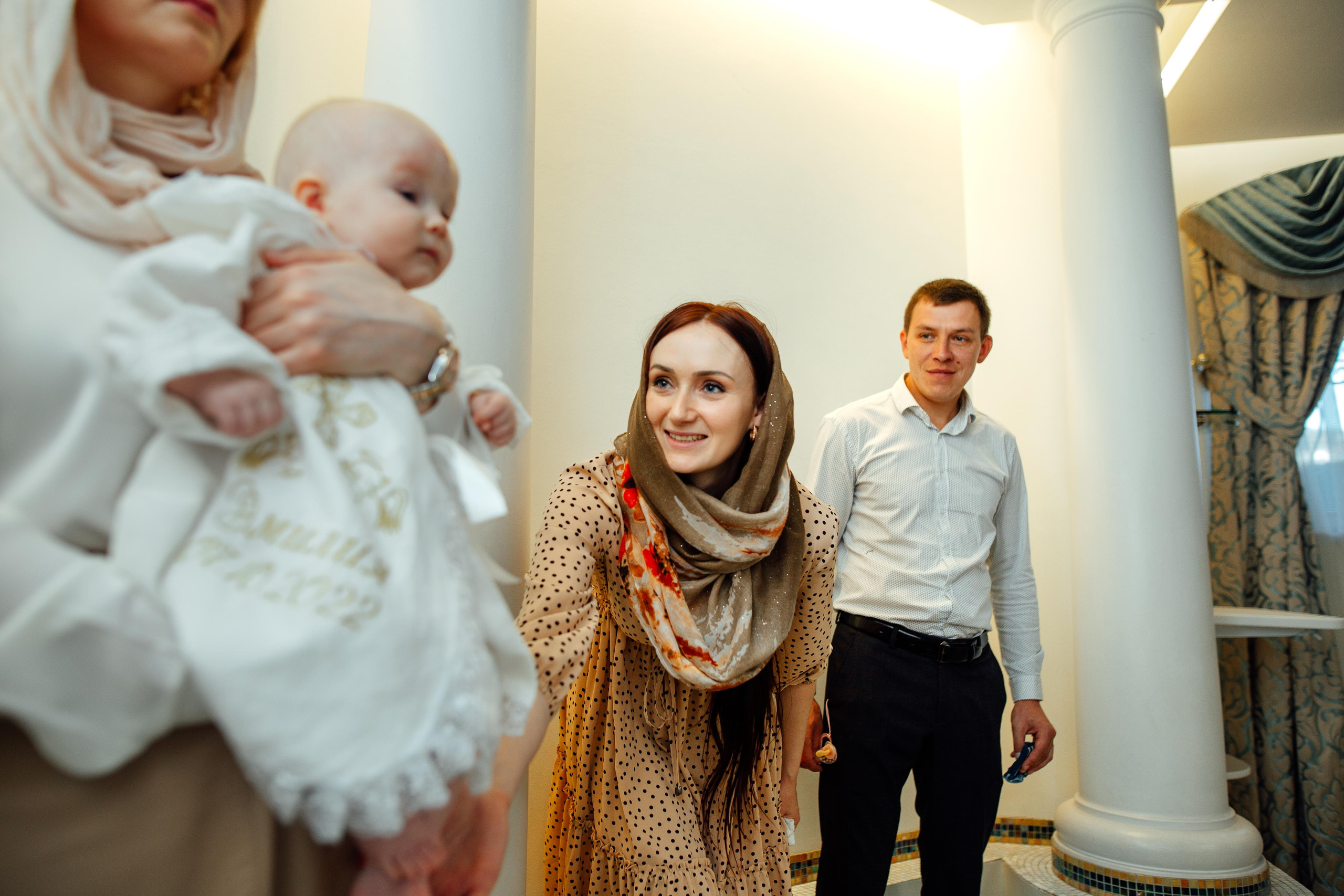 Крещение Эмилии, октябрь 22, храм Святой Троицы, Минск