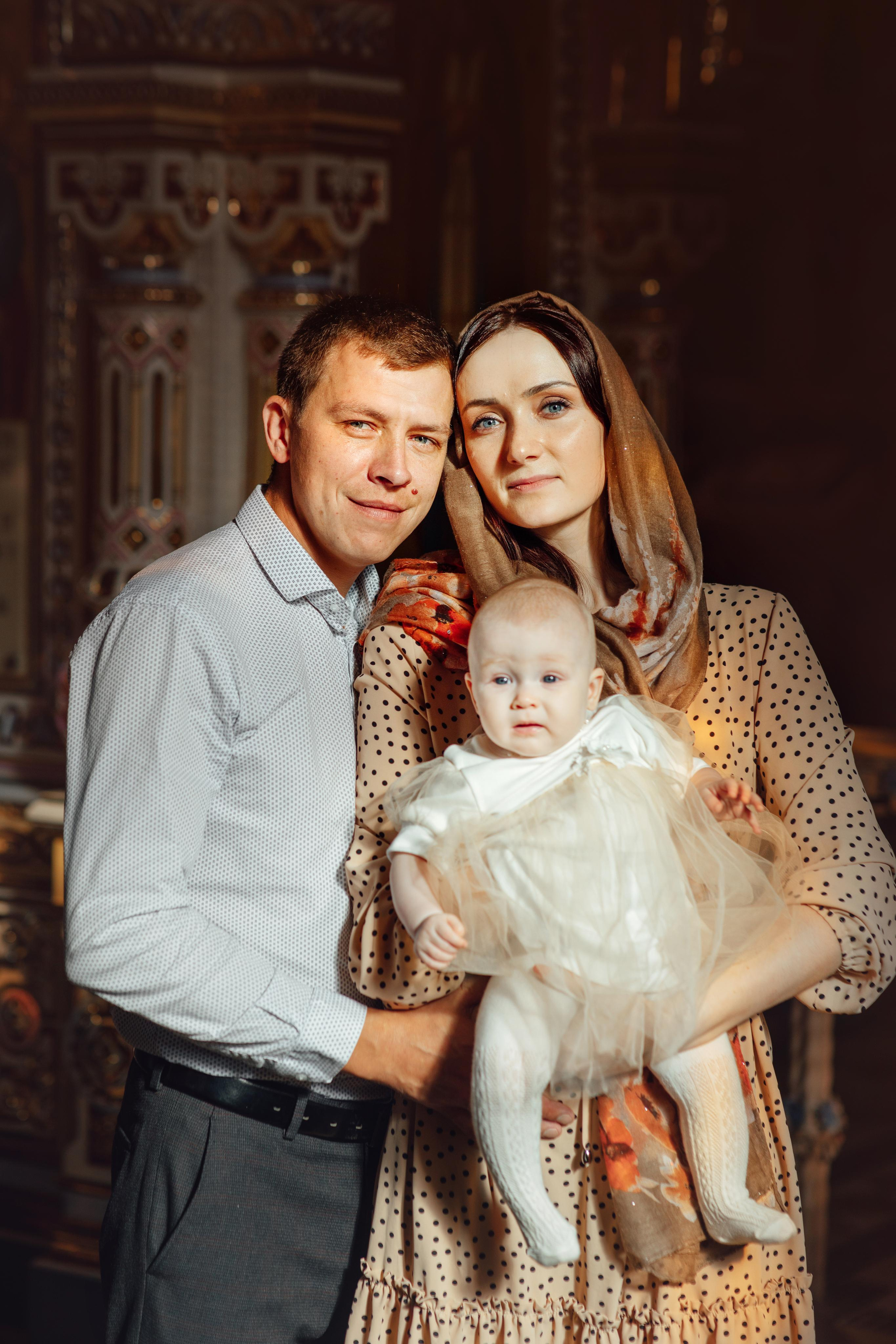 Крещение Эмилии, октябрь 22, храм Святой Троицы, Минск