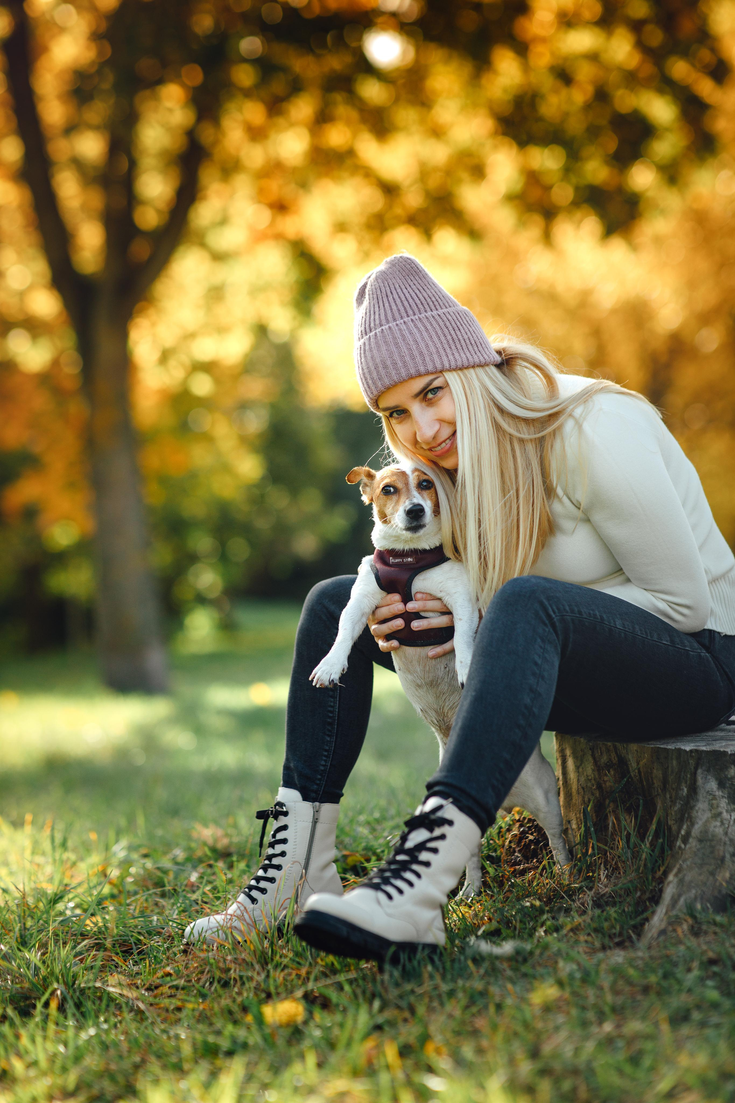 С любимой собакой, для себя