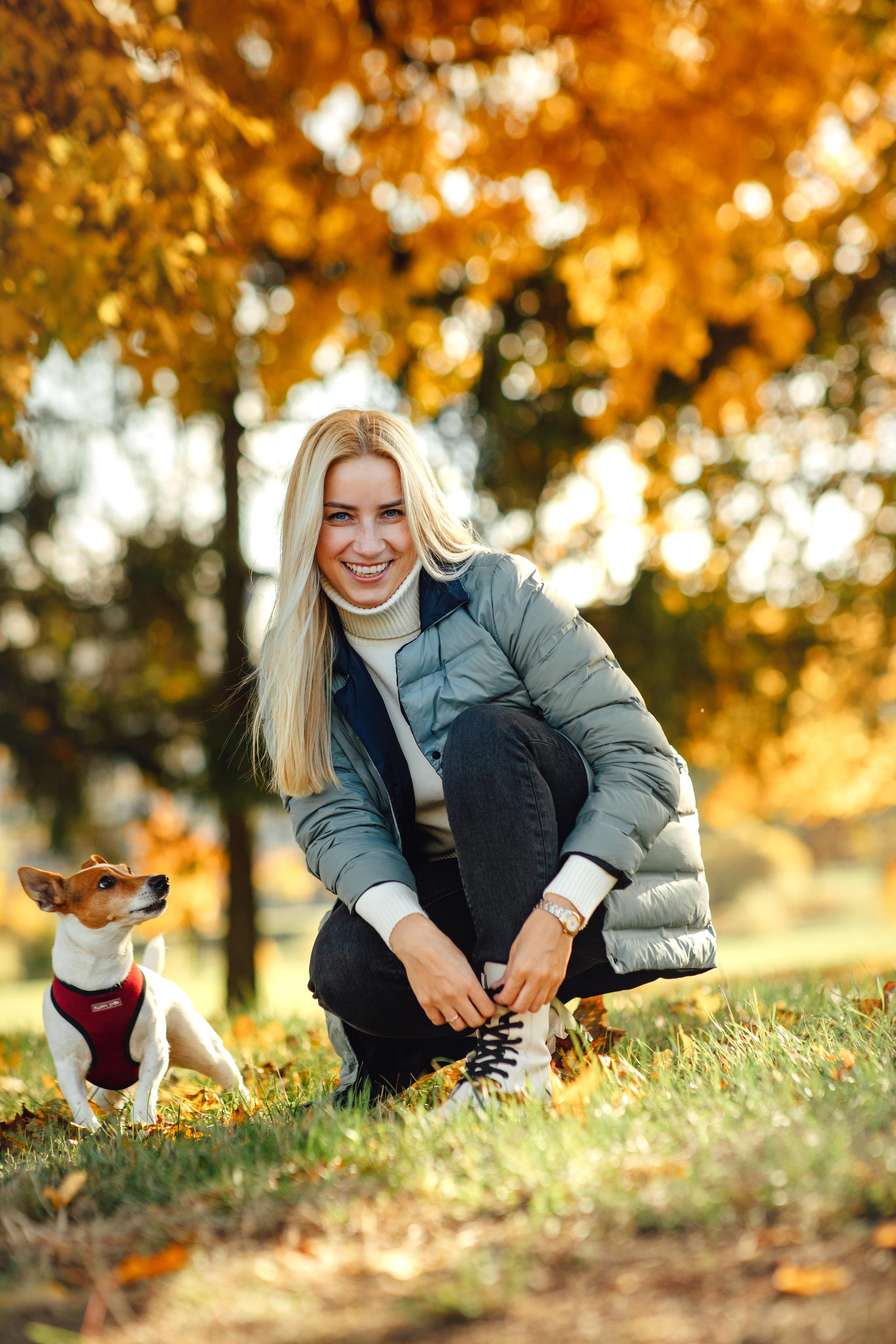 С любимой собакой, для себя