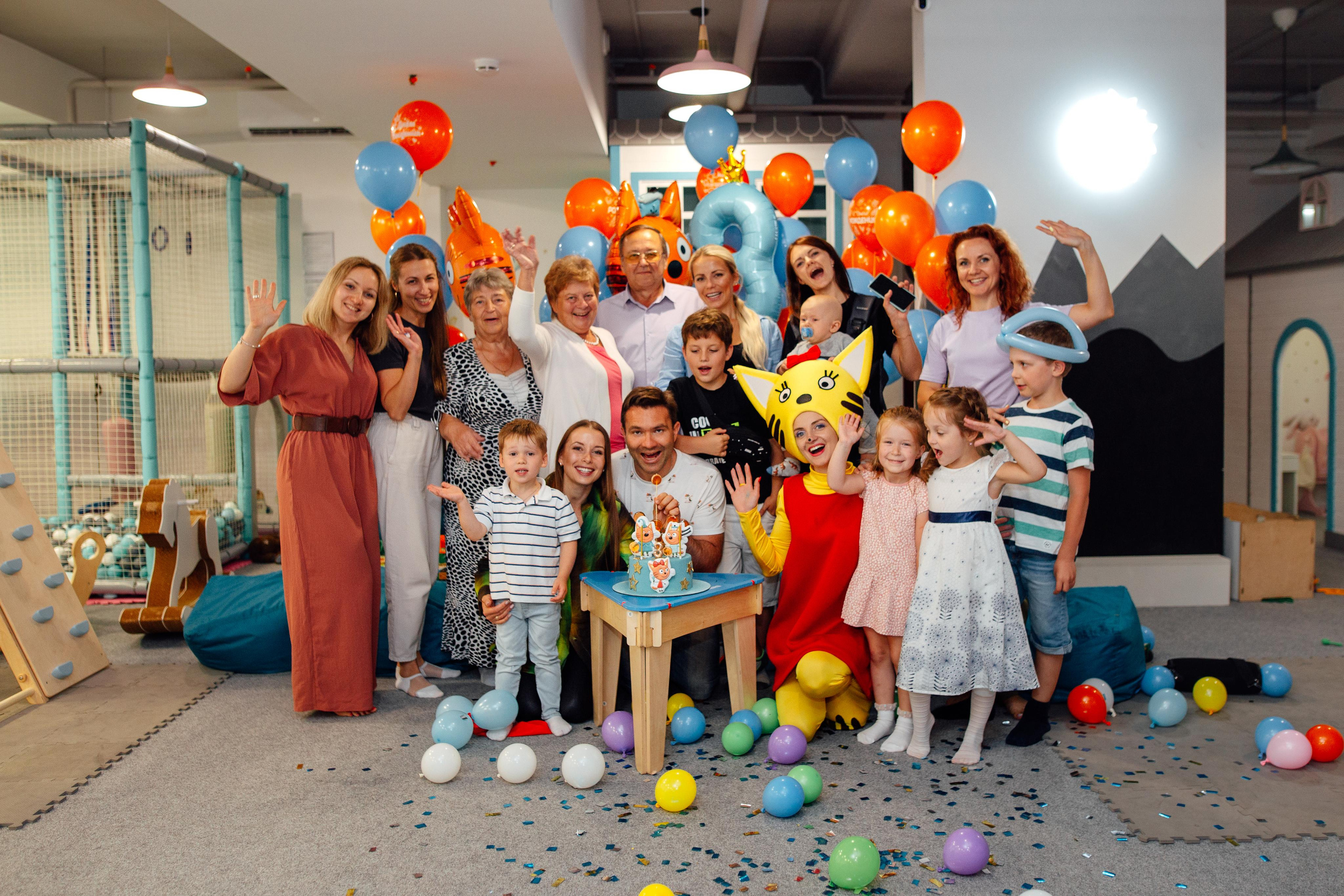 День рождение Даниила, 3 года, Мамслёт, август 22