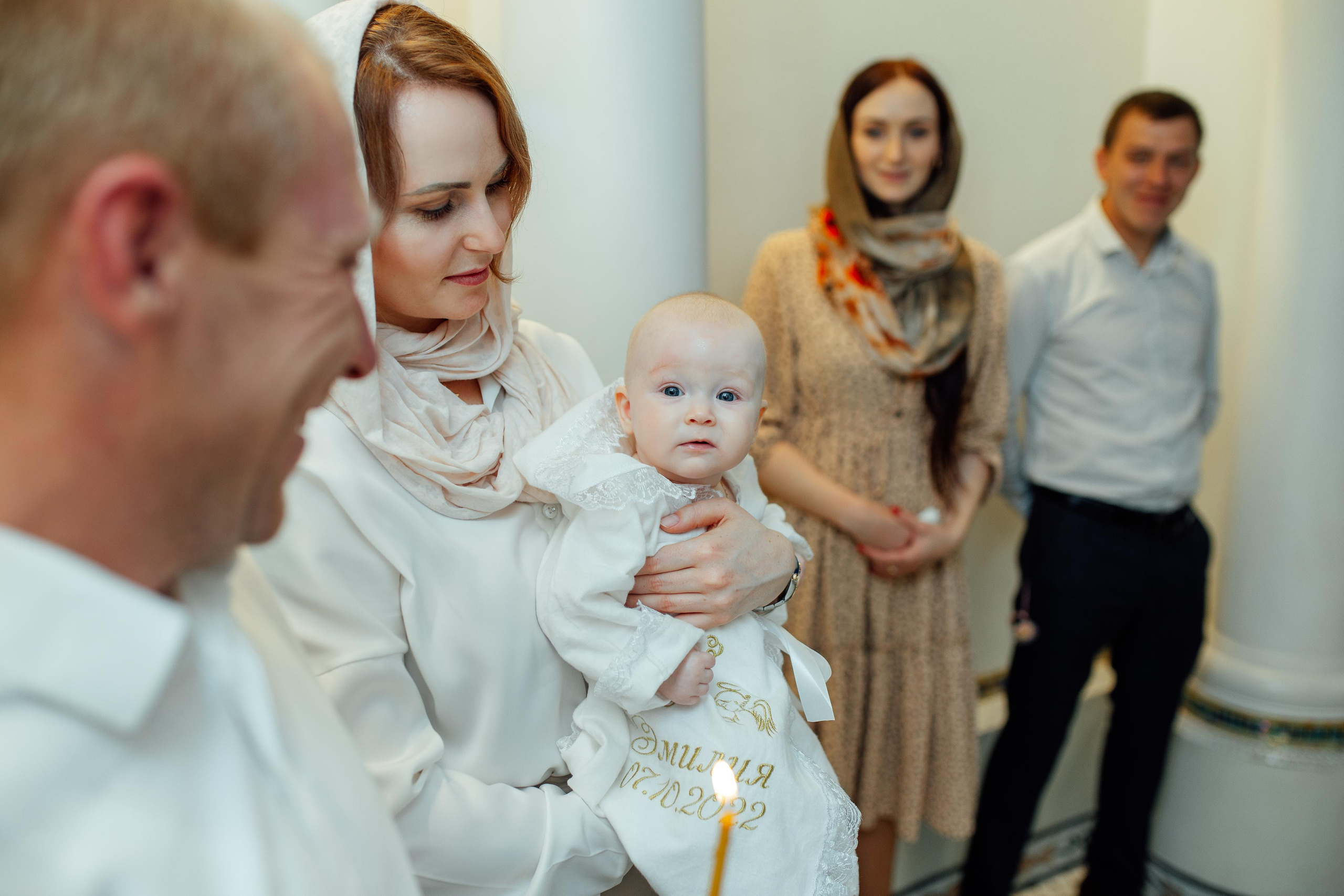 Крещение Эмилии, октябрь 22, храм Святой Троицы, Минск