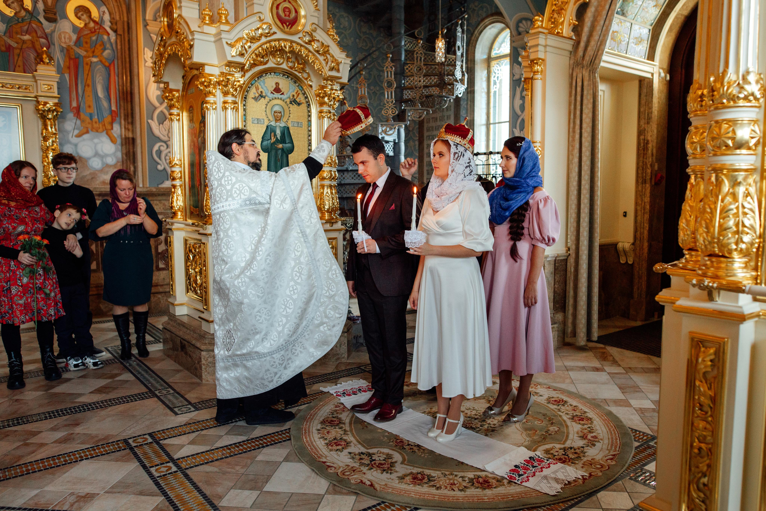 Кирилл и Александра, Храм Всех Святых, Минск октябрь 22