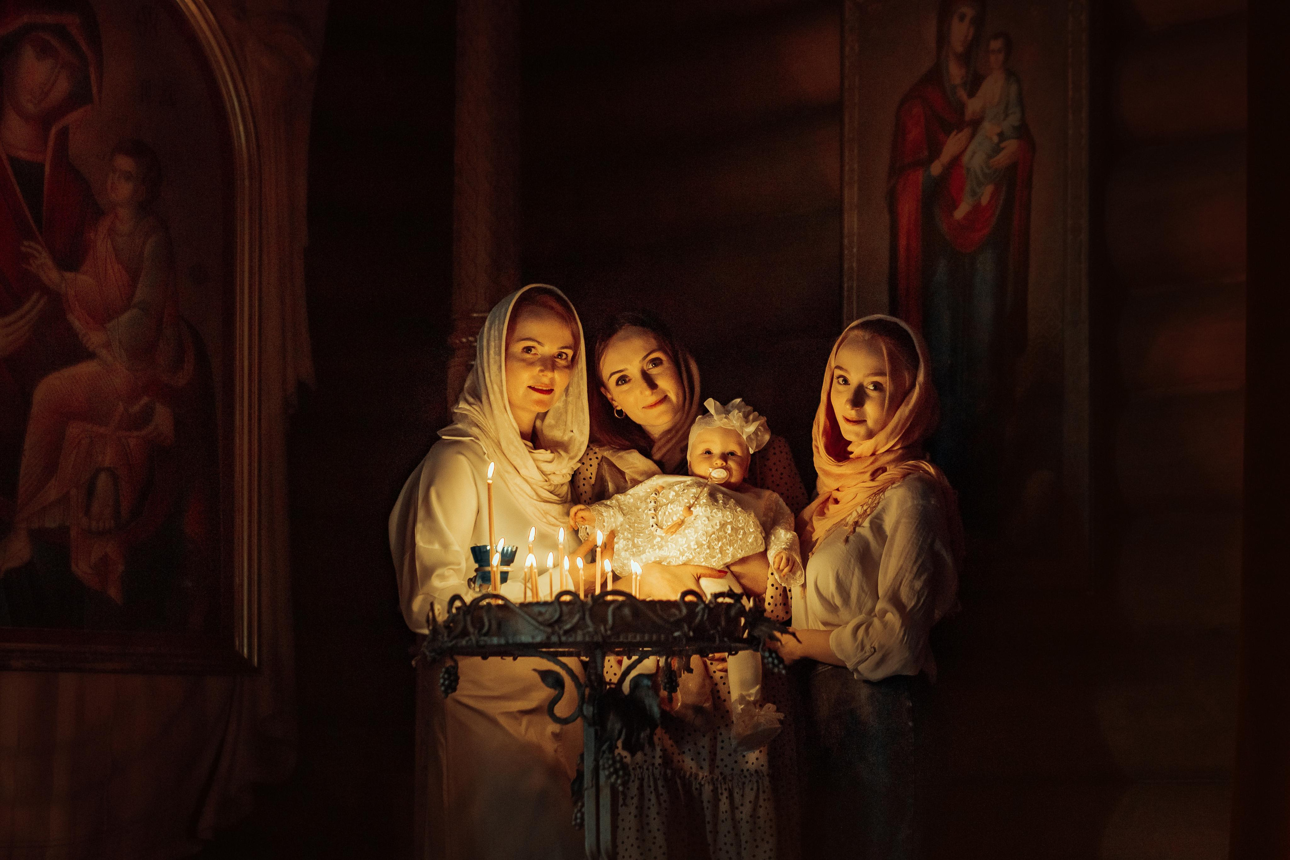 Крещение Эмилии, октябрь 22, храм Святой Троицы, Минск