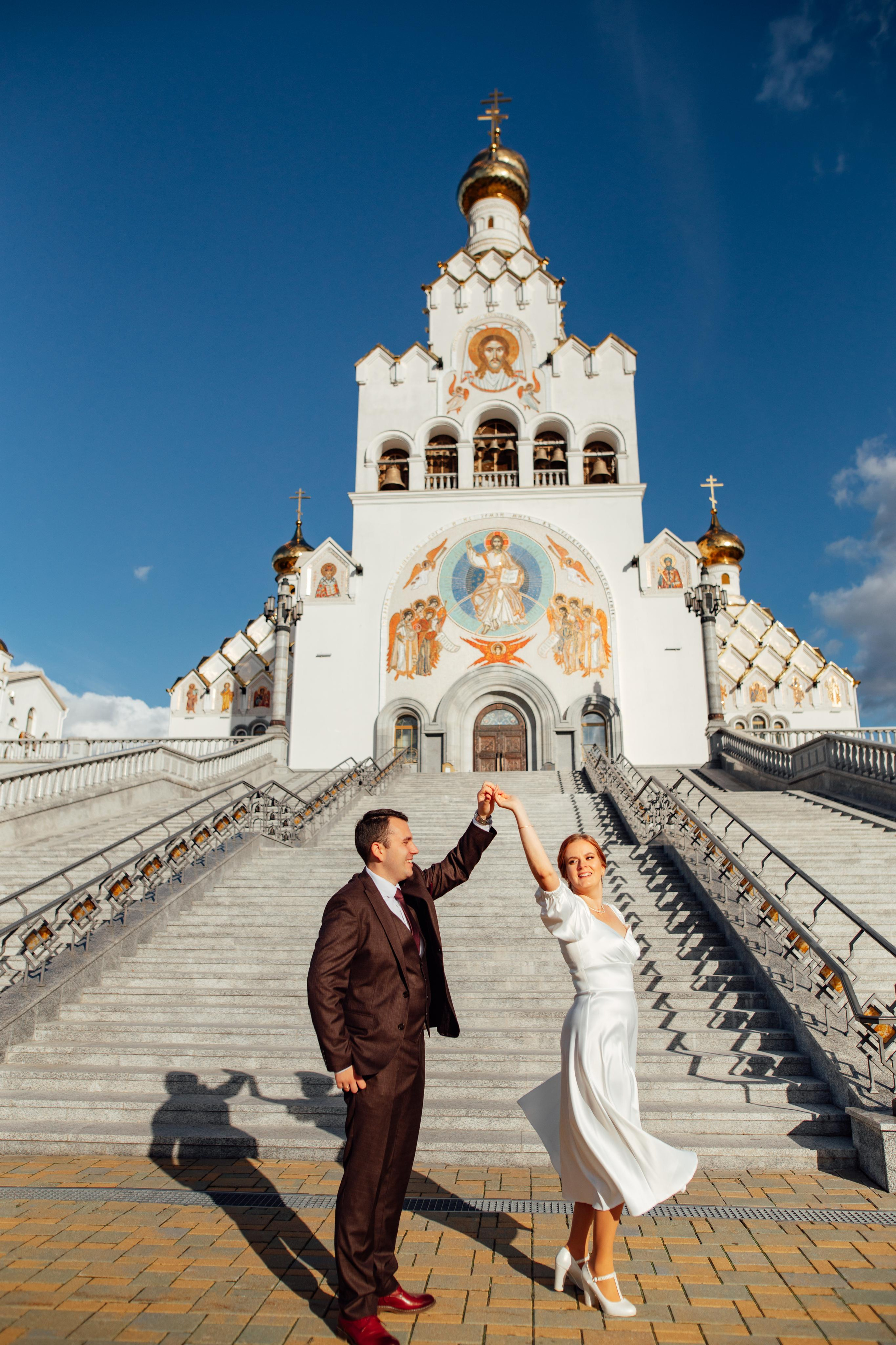 Кирилл и Александра, Храм Всех Святых, Минск октябрь 22