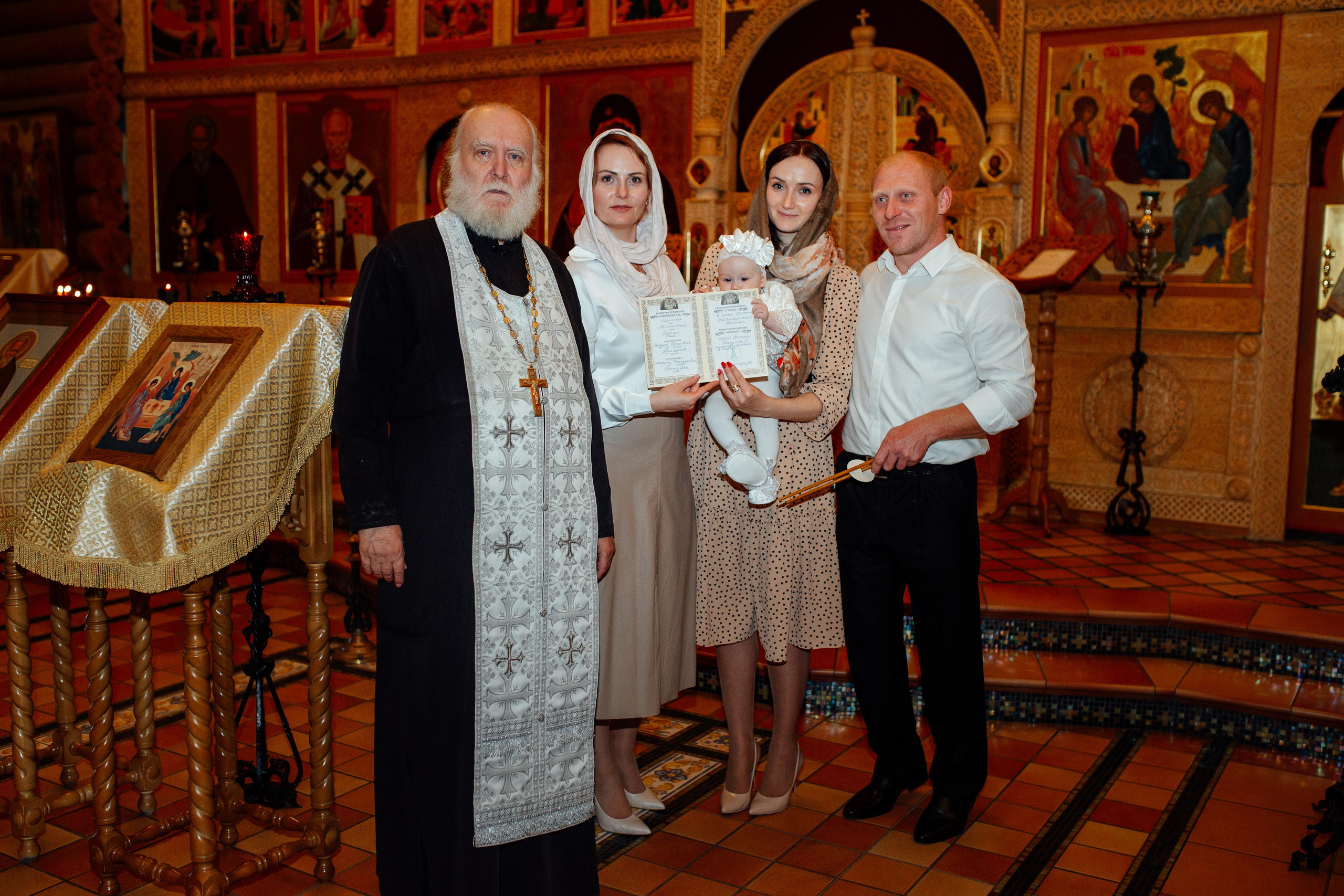 Крещение Эмилии, октябрь 22, храм Святой Троицы, Минск