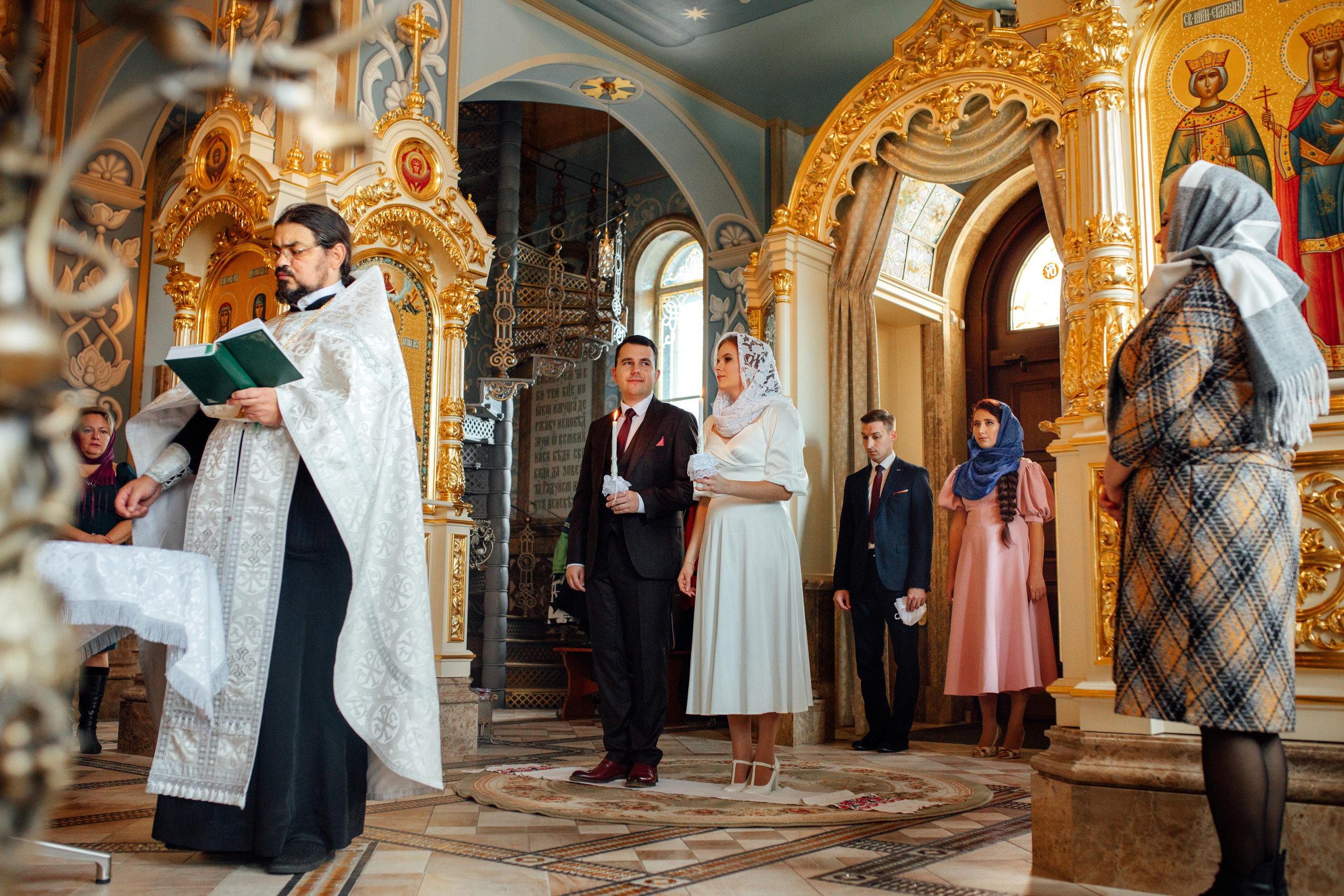 Кирилл и Александра, Храм Всех Святых, Минск октябрь 22