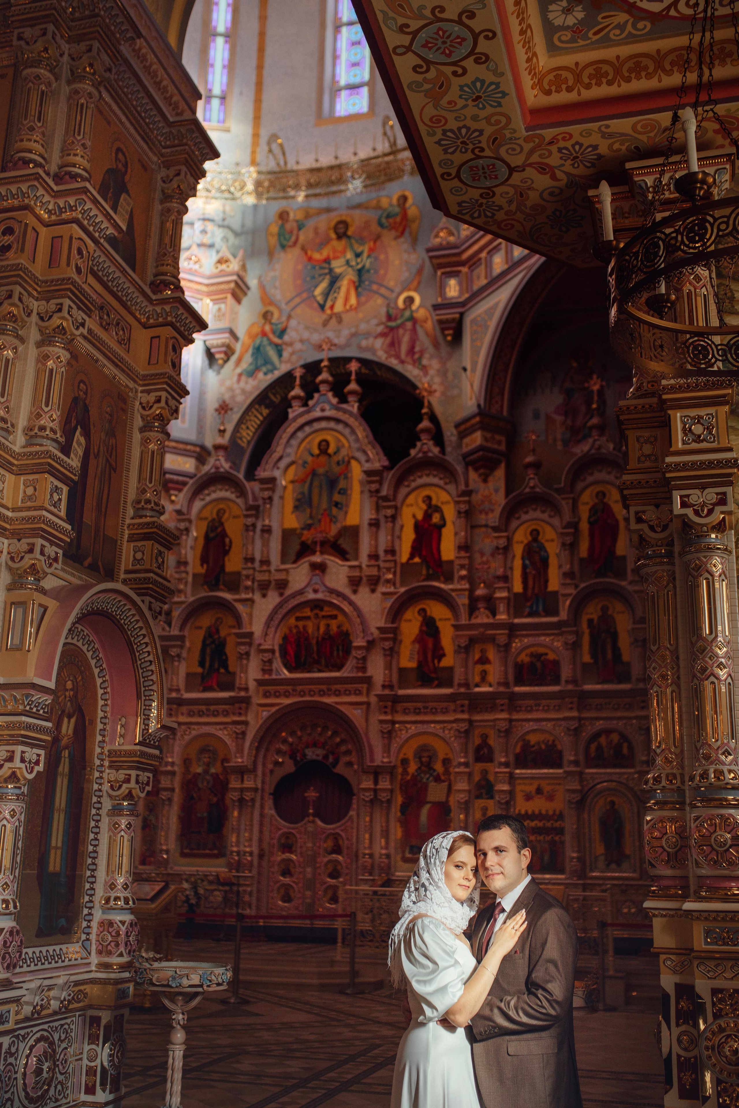 Кирилл и Александра, Храм Всех Святых, Минск октябрь 22