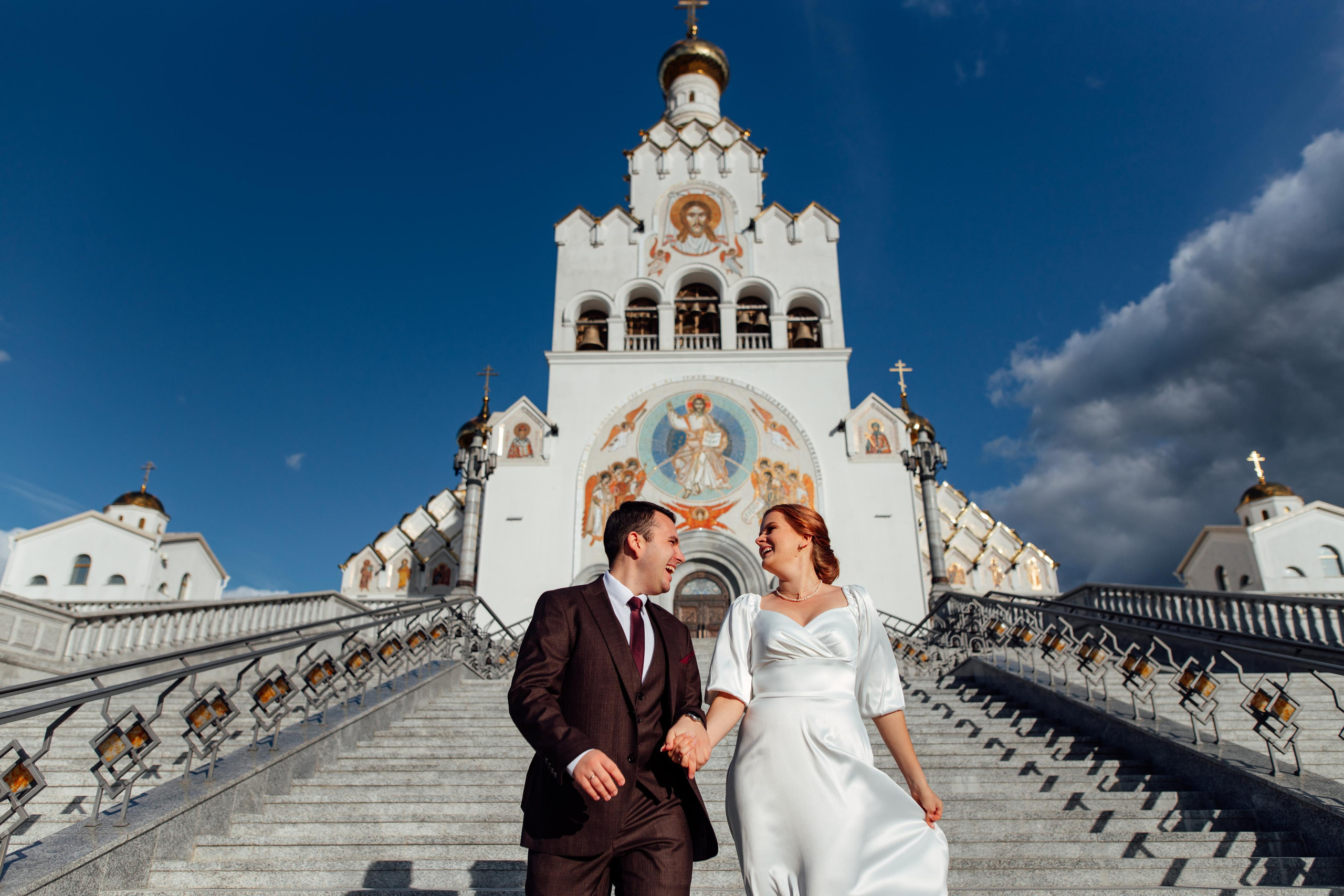 Кирилл и Александра, Храм Всех Святых, Минск октябрь 22