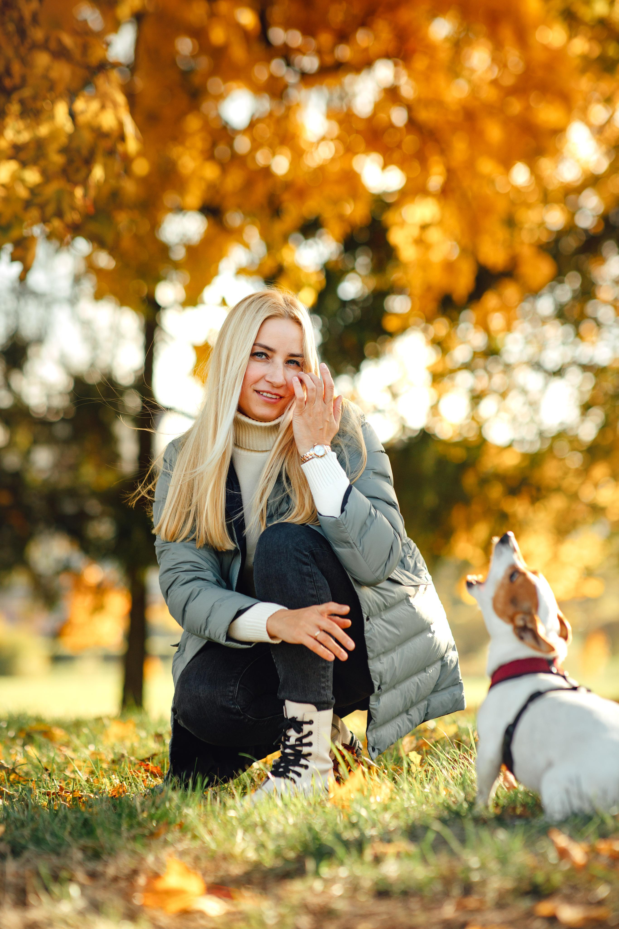 С любимой собакой, для себя