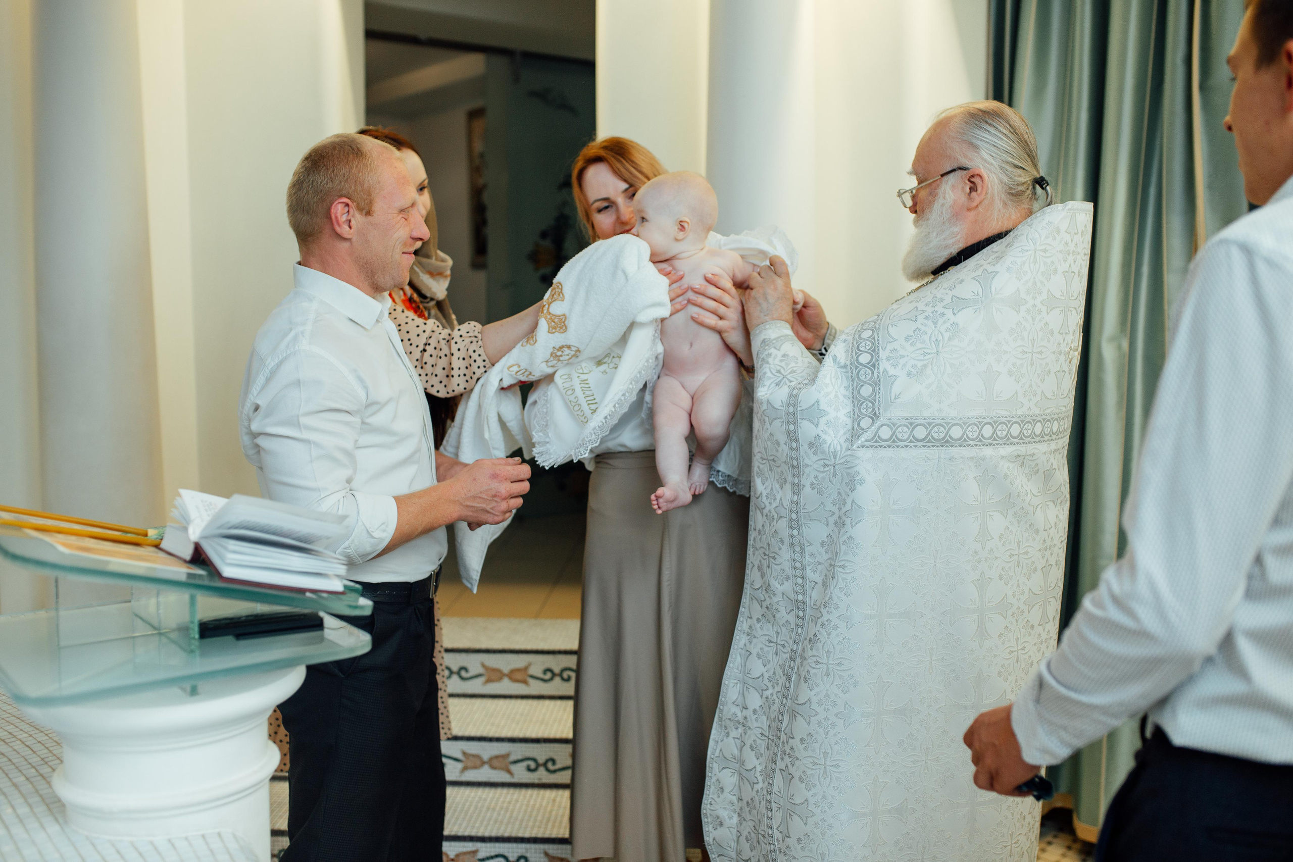 Крещение Эмилии, октябрь 22, храм Святой Троицы, Минск