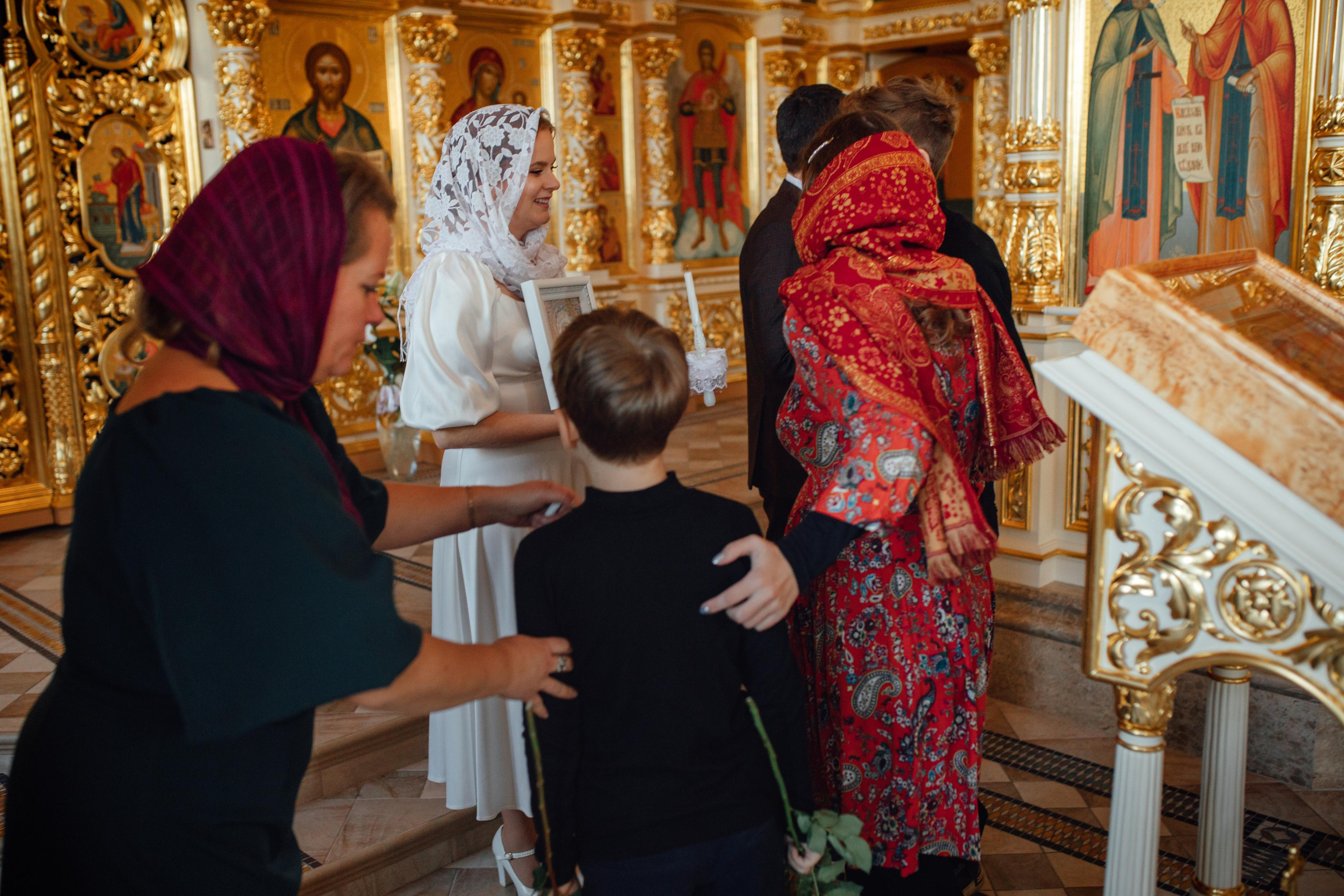 Кирилл и Александра, Храм Всех Святых, Минск октябрь 22