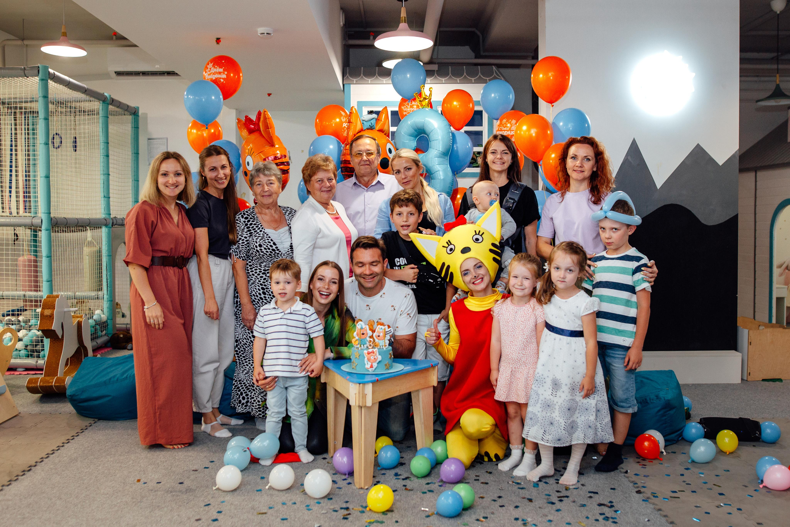 День рождение Даниила, 3 года, Мамслёт, август 22