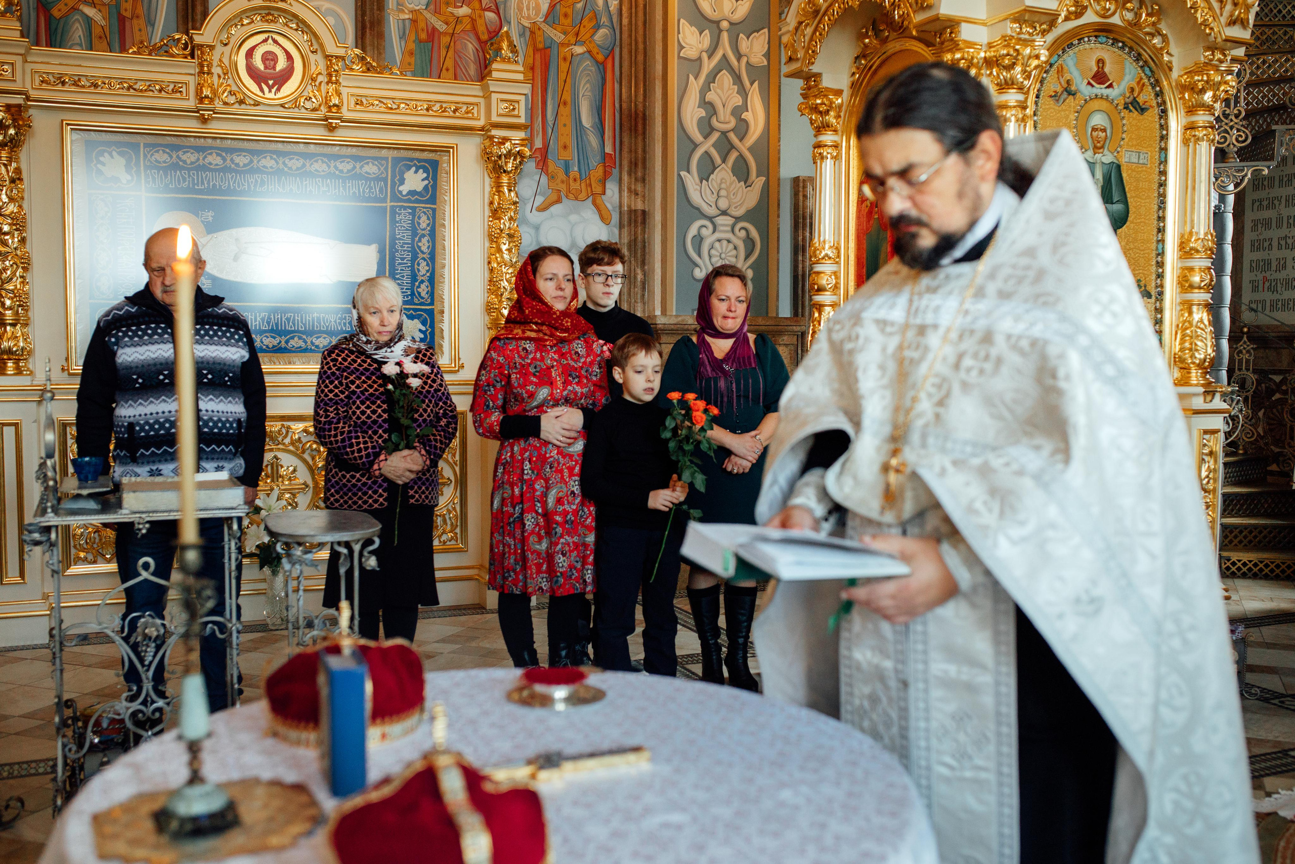 Кирилл и Александра, Храм Всех Святых, Минск октябрь 22
