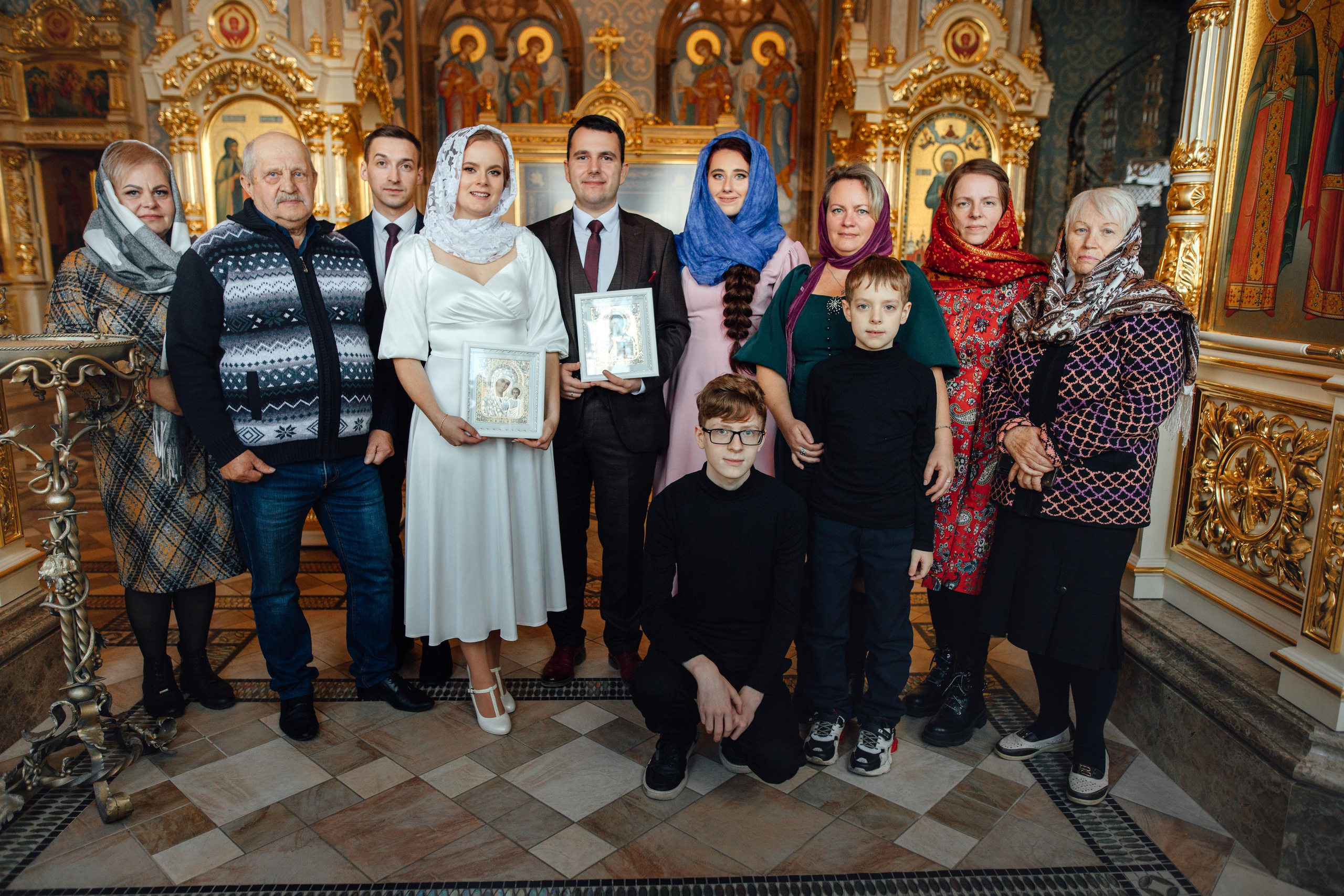 Кирилл и Александра, Храм Всех Святых, Минск октябрь 22