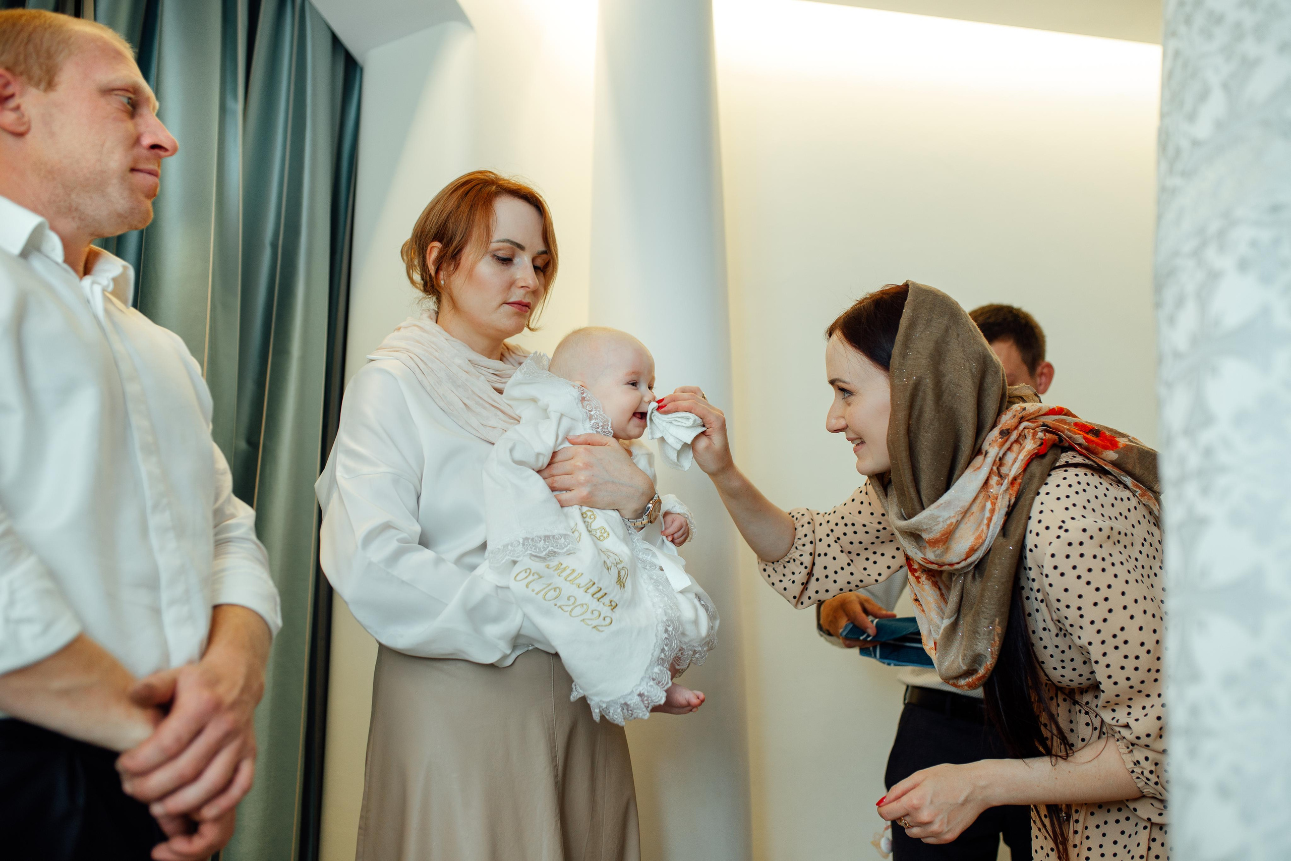 Крещение Эмилии, октябрь 22, храм Святой Троицы, Минск