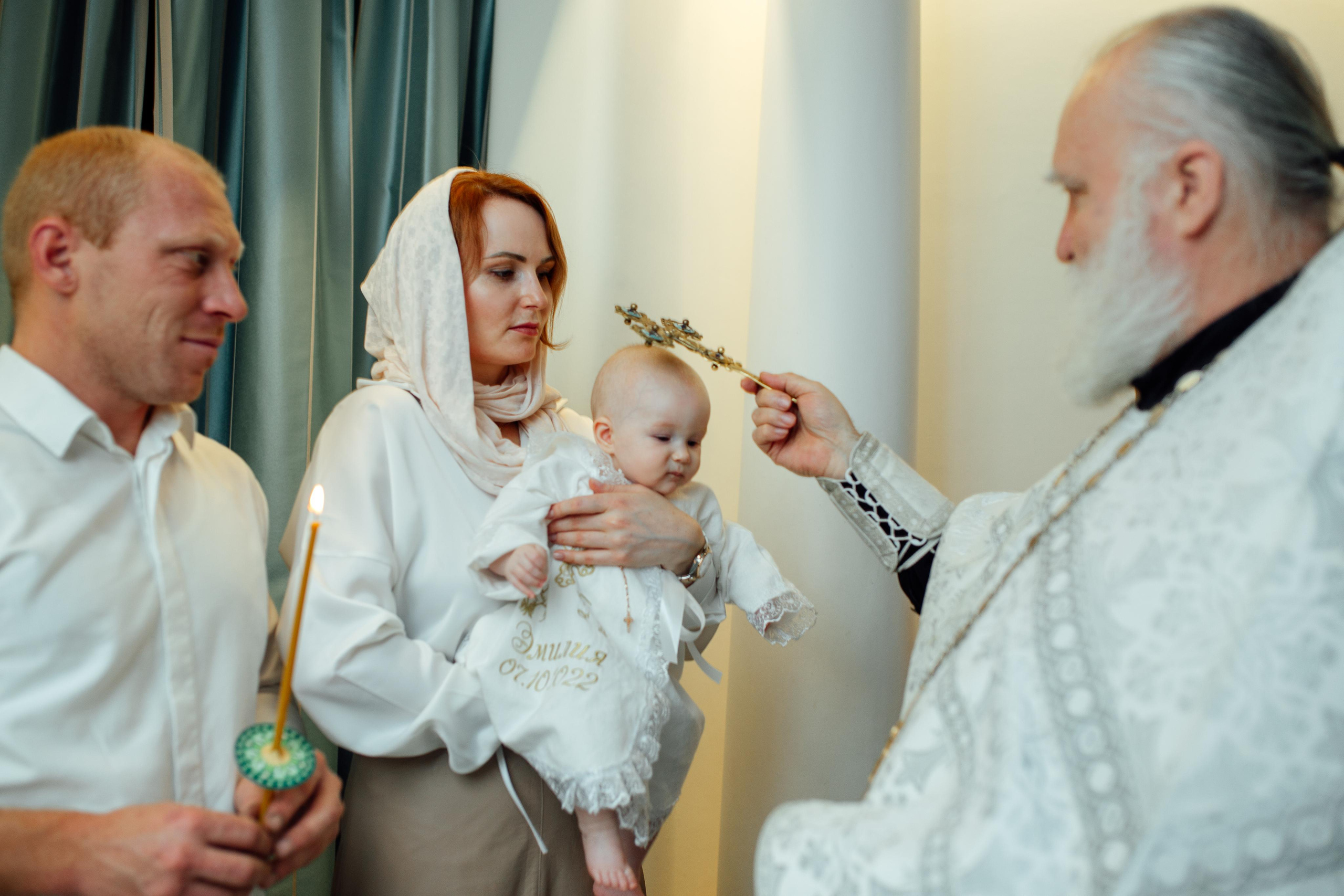 Крещение Эмилии, октябрь 22, храм Святой Троицы, Минск