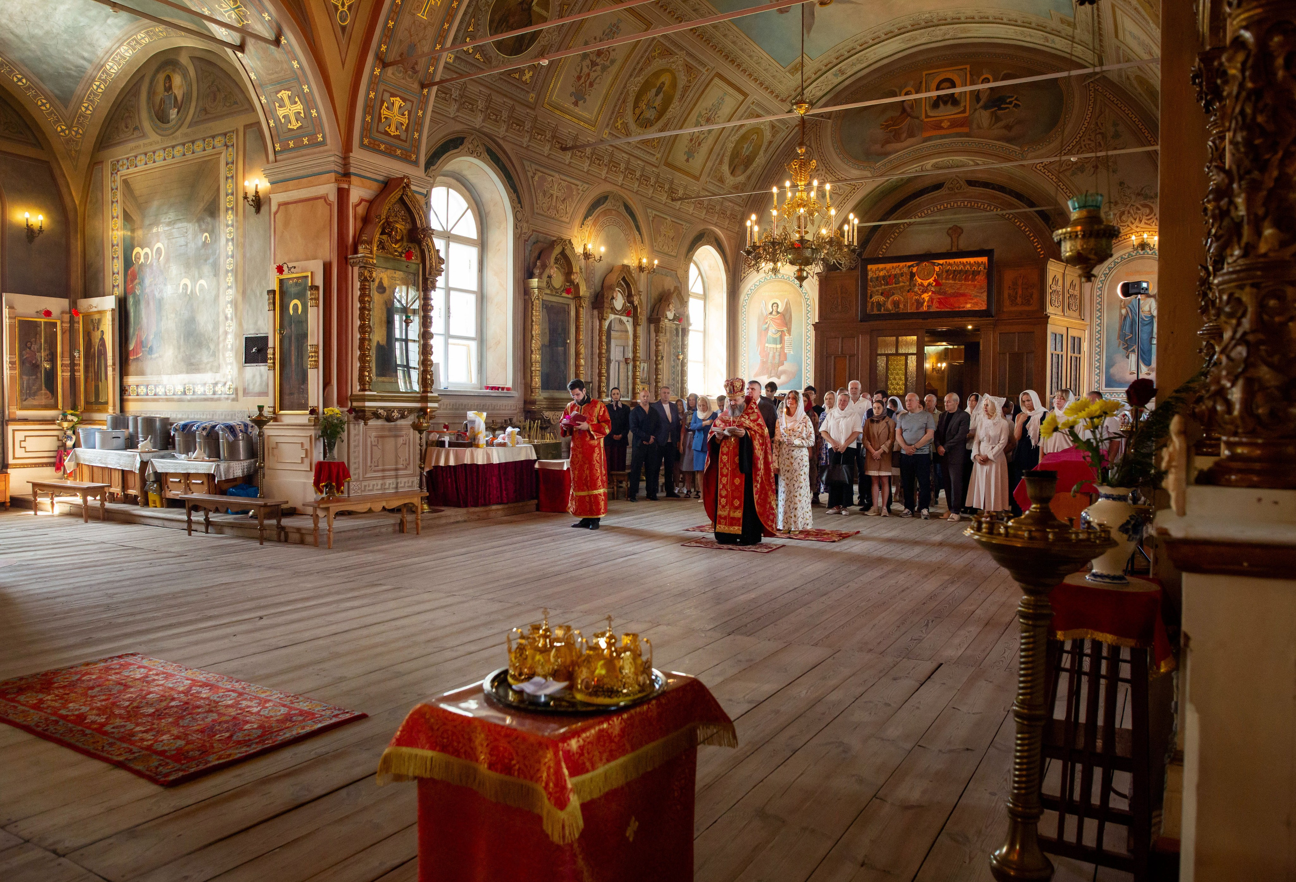 Венчание Сергей и Анна Воскресенский храм. Семейный и детский фотограф Анна Петракова
