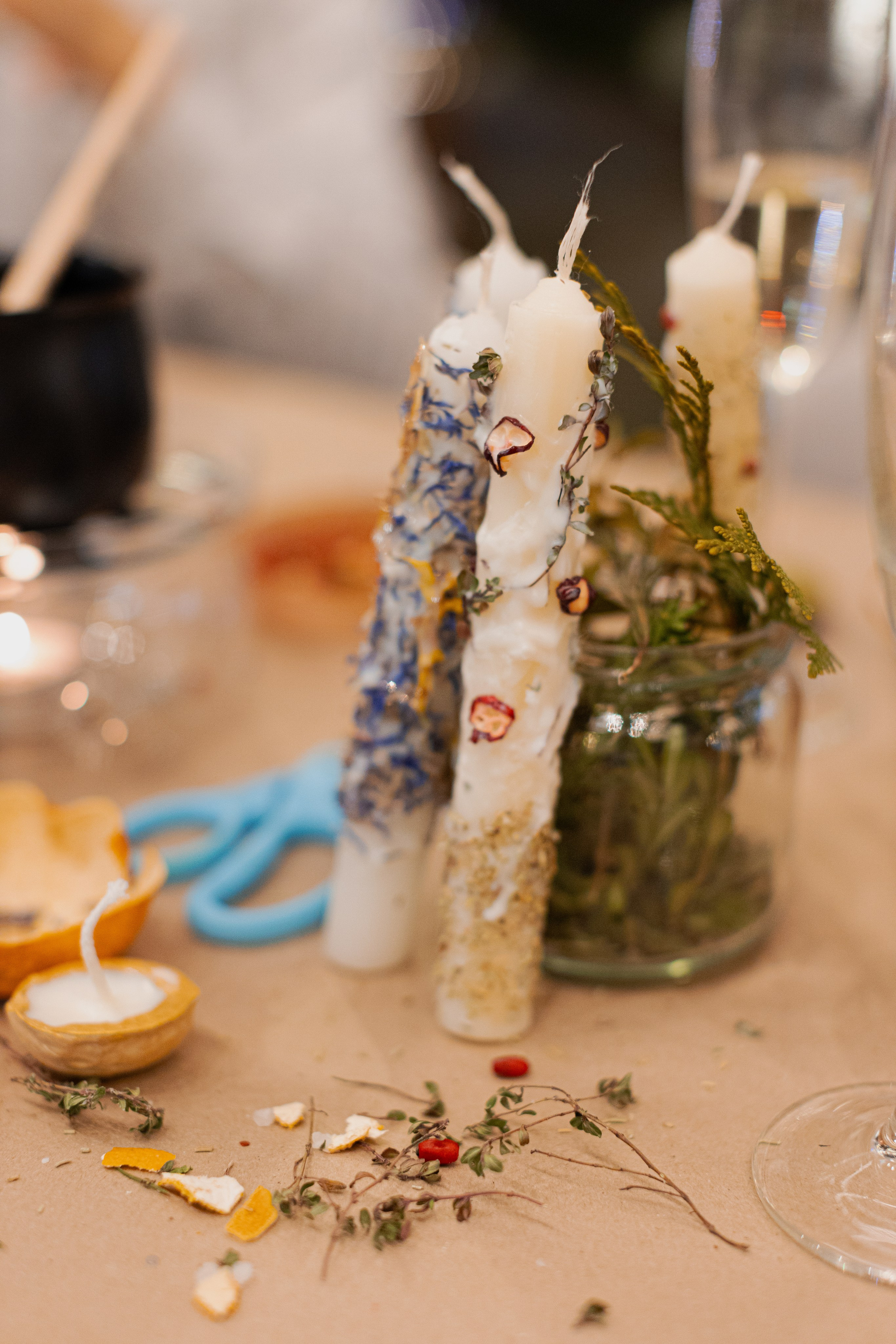 Мк свечи и венок (новогодний корпоратив). Анастасия Ракчеева Художник