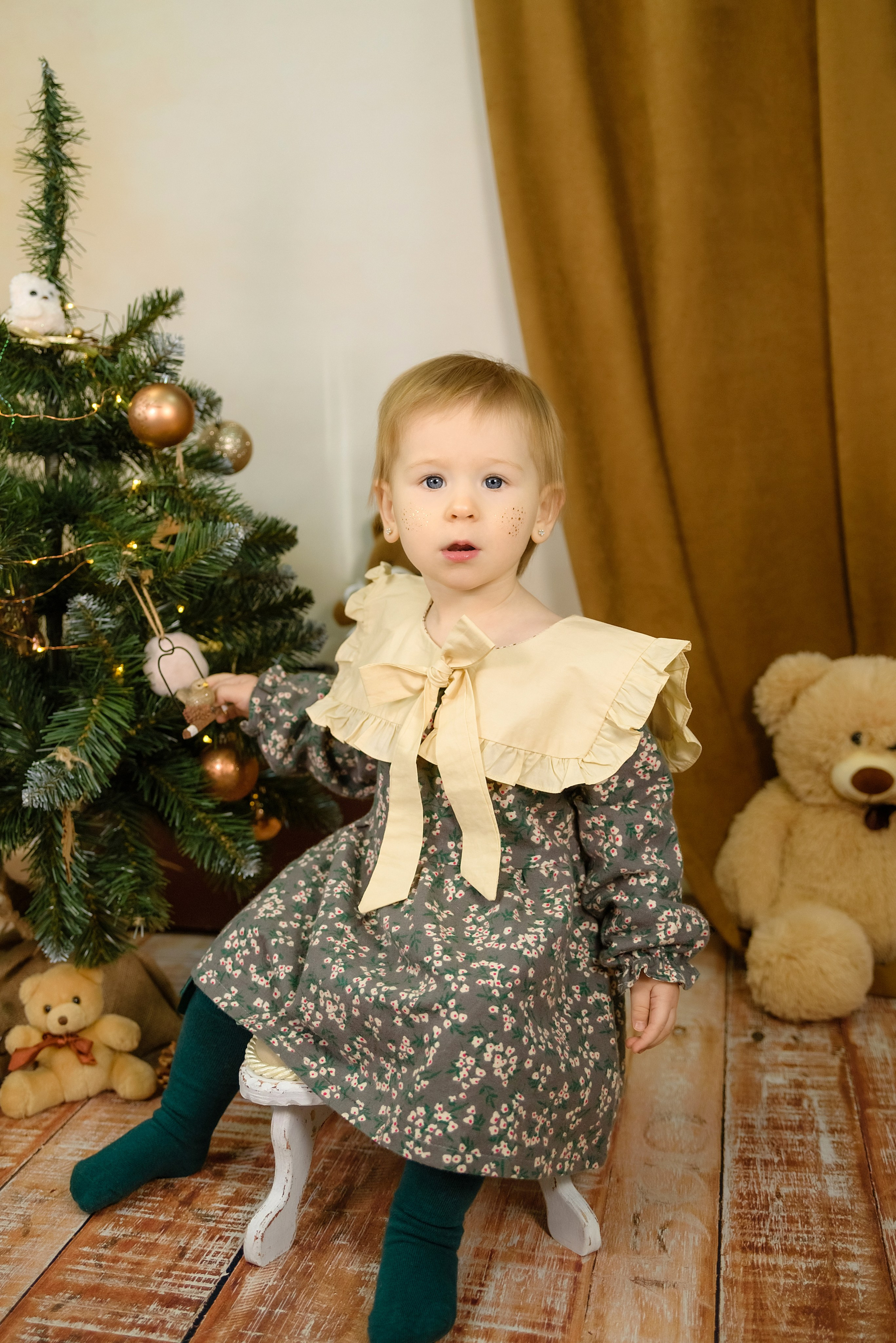 Детская фотосессия «Новогодний медвежонок». Детский Фотограф |Фотограф на годик в Брянске Ирина Романова