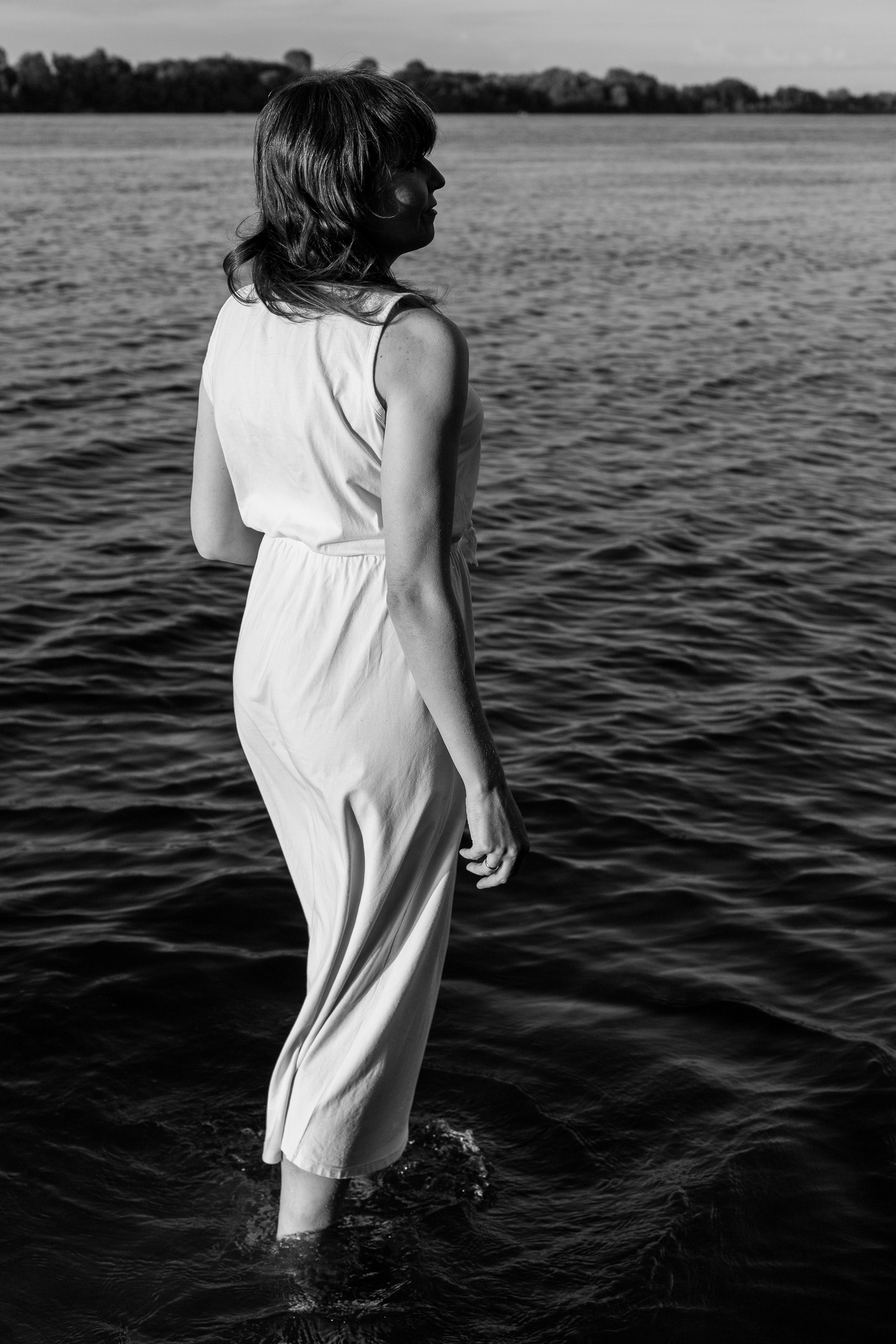 Фотосессия на берегу реки для Марины. Женский портретный фотограф в Нижнем Новгороде и Москве, Юлия Балашова