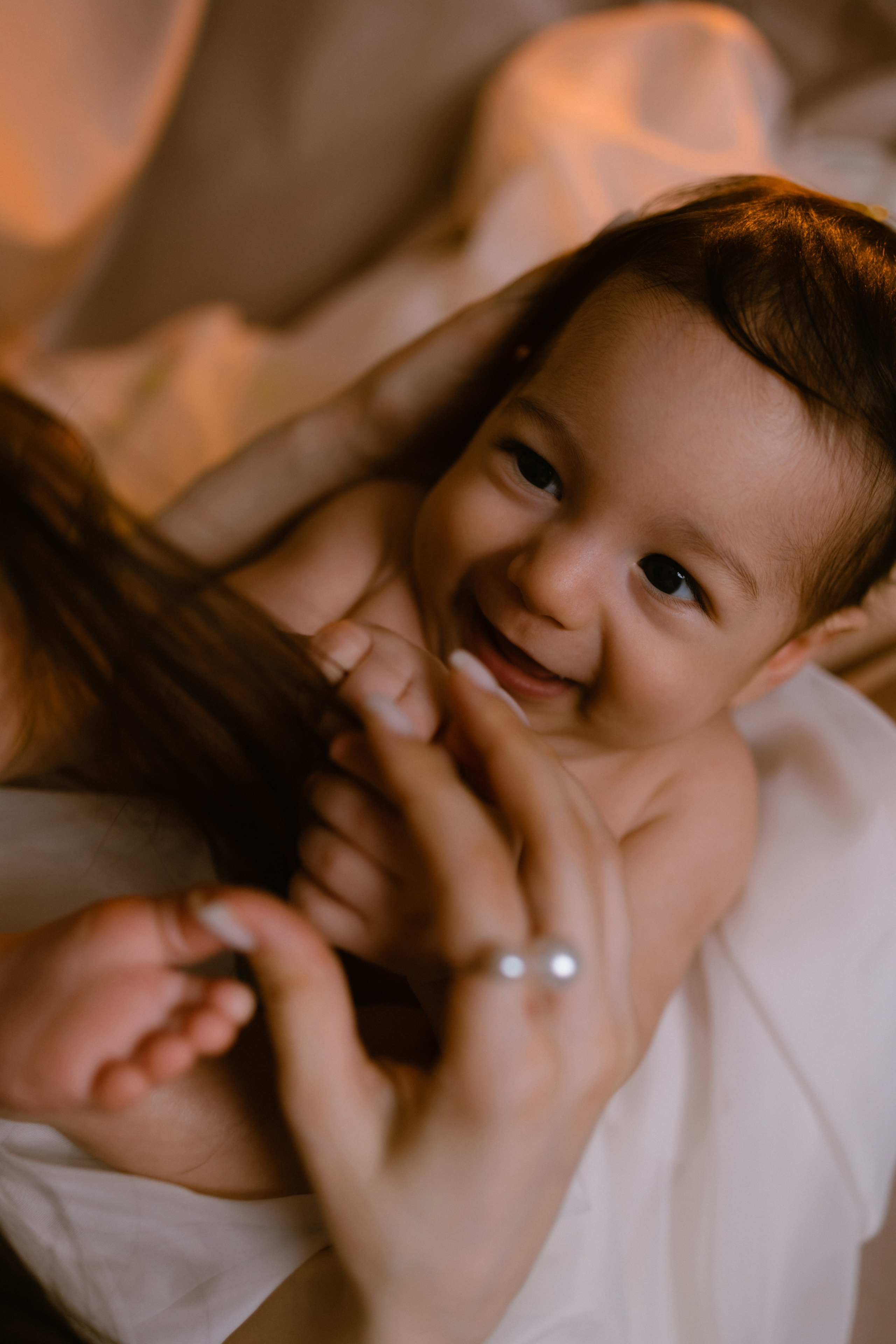 Вера и Арон, мама с малышом. Семейный и свадебный фотограф в Самаре Анастасия Воропаева