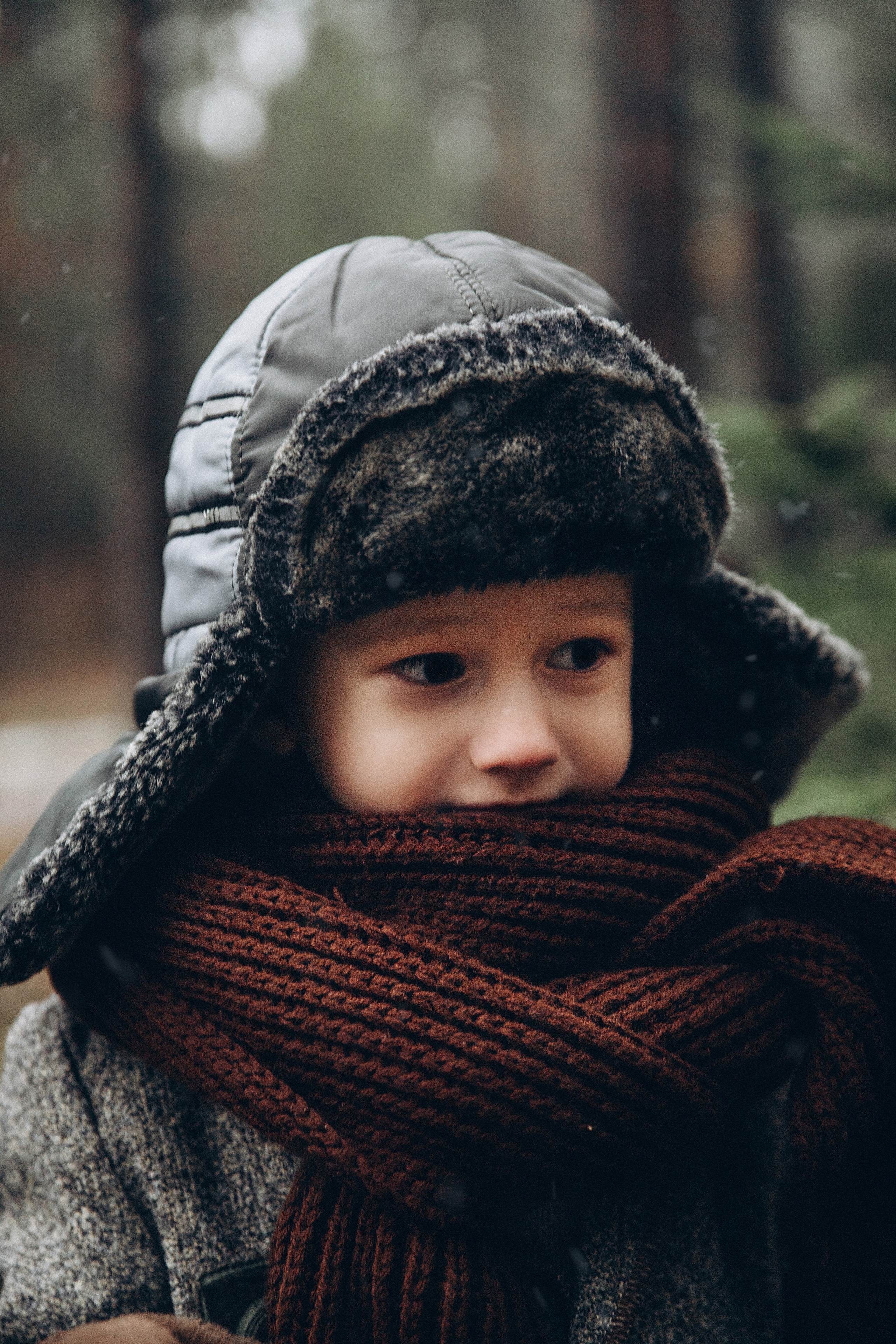 Елка в лесу. Репортажный и детский фотограф в Минске