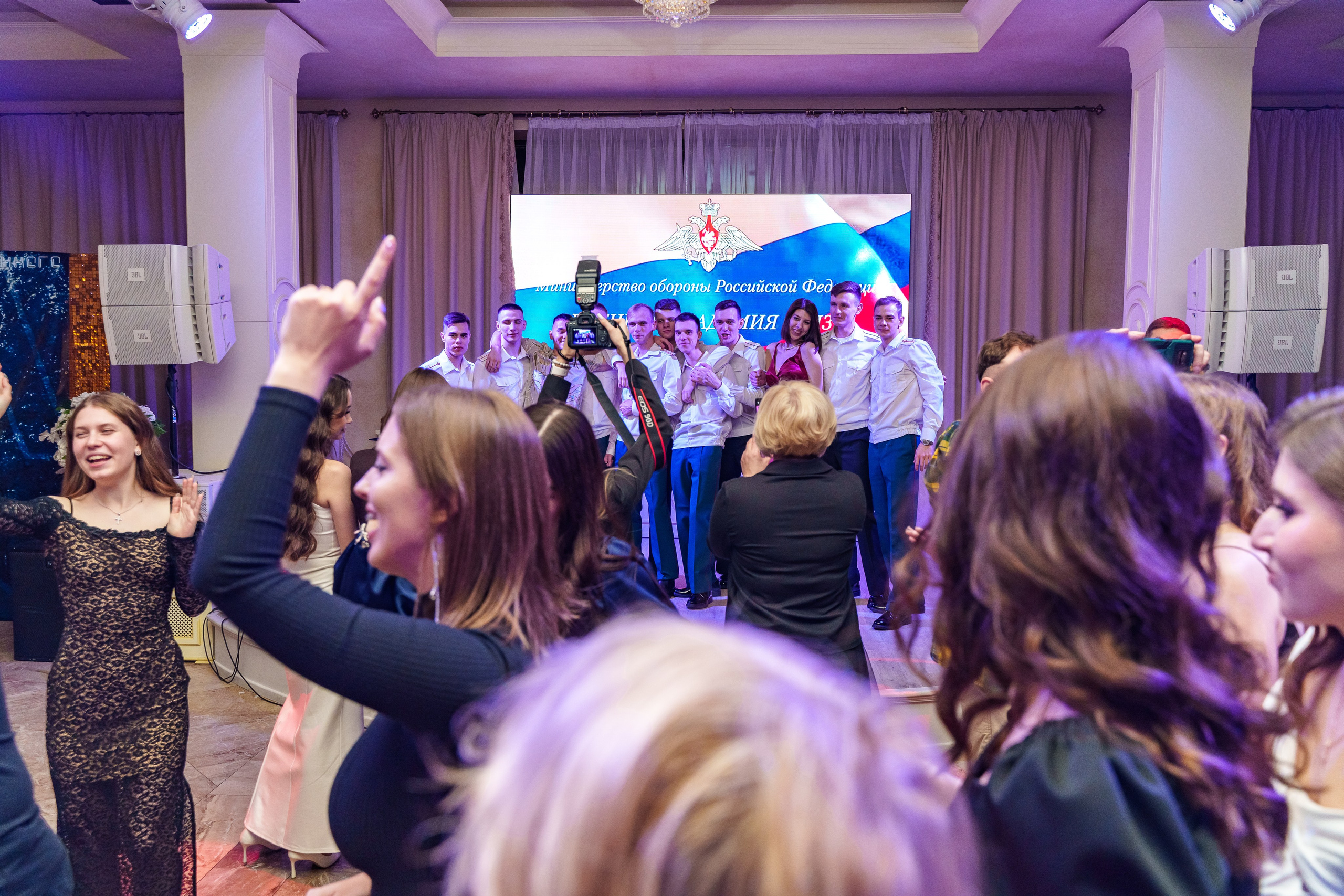 Фотосъемка выпуска военной академии и вручение дипломов