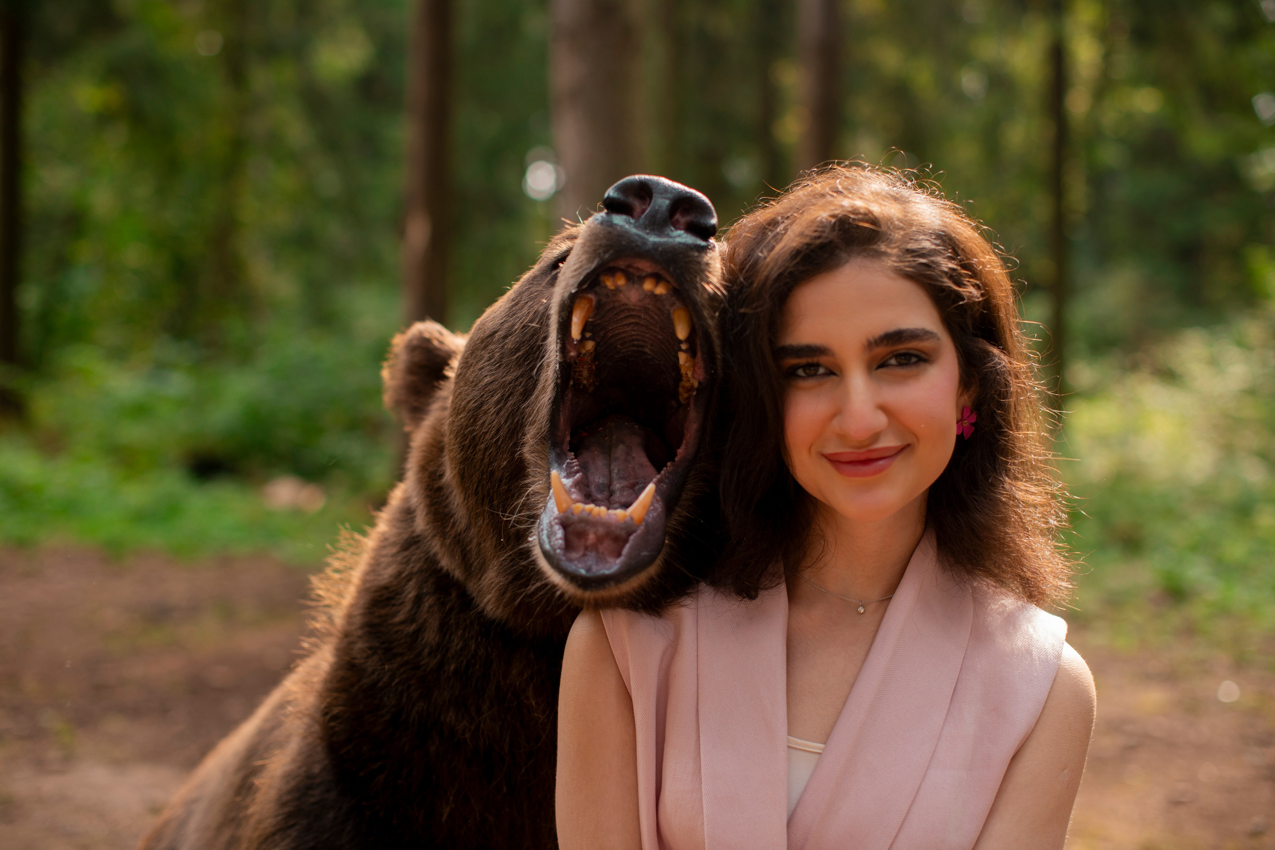 С медведем. Фотограф в Москве и в Московской области Сандра