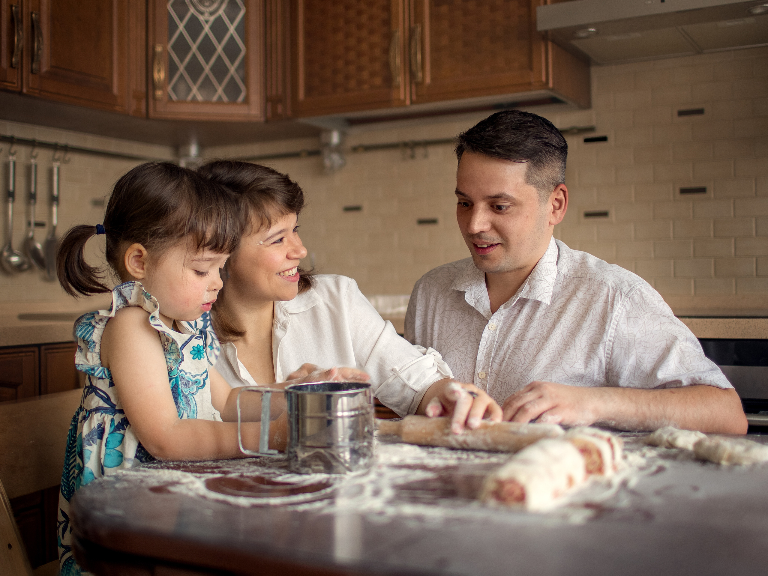 История одного пирога. Семейный и детский фотограф В Москве Парамонова Екатерина