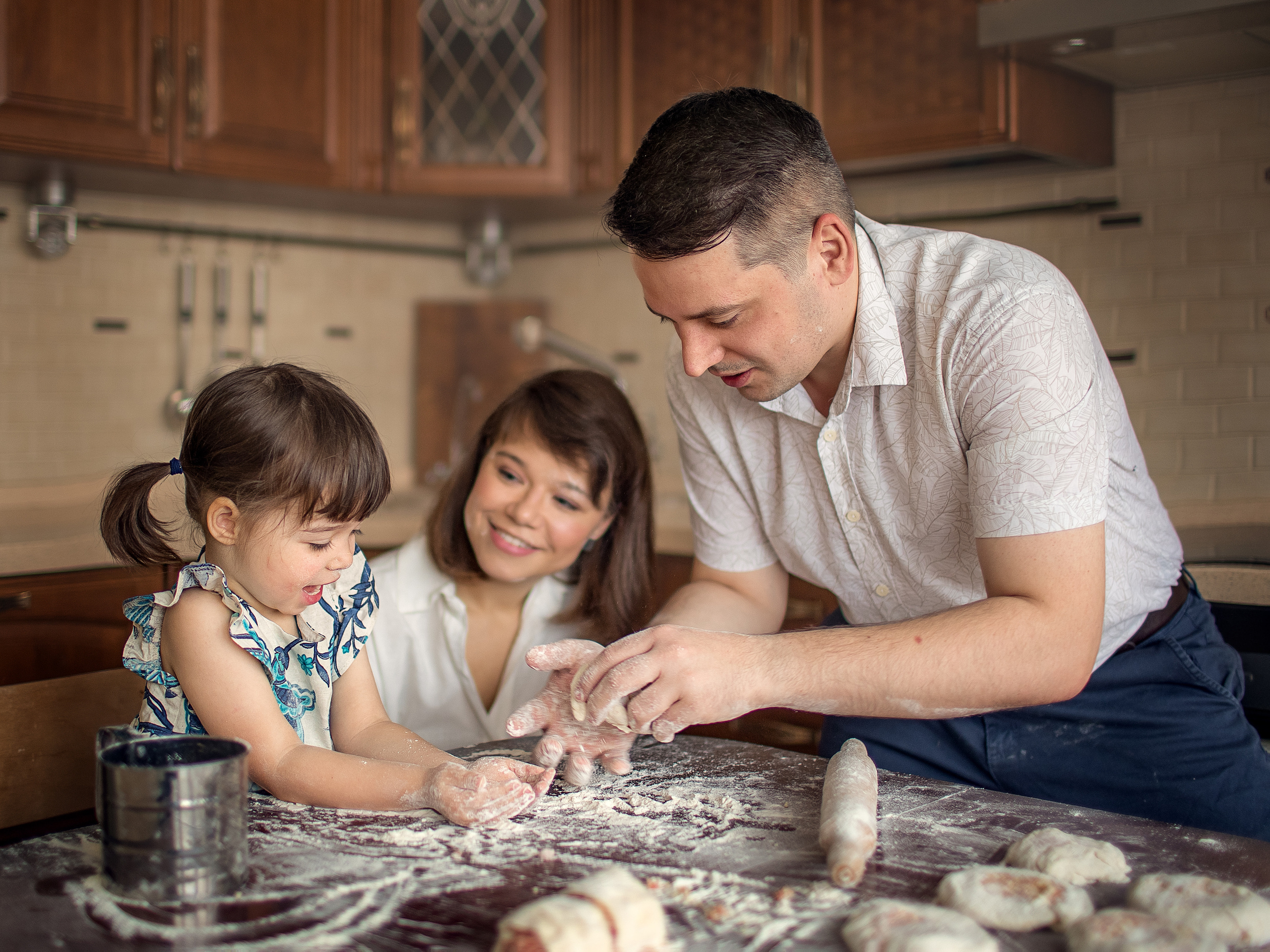История одного пирога. Семейный и детский фотограф В Москве Парамонова Екатерина