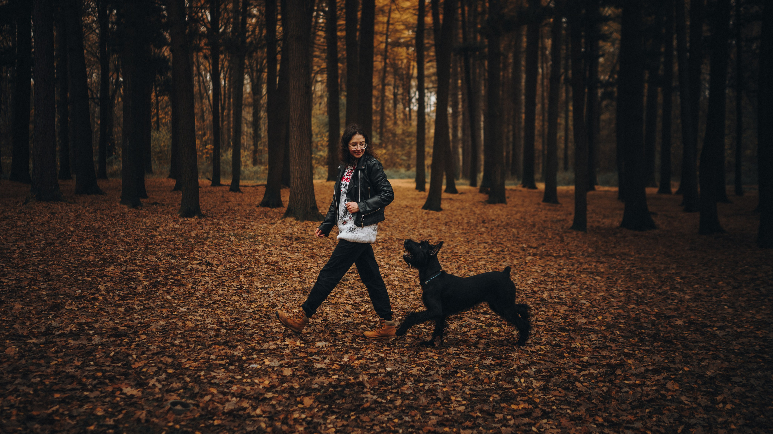 Даша и Умбра. Семейный фотограф анималист Ананьева Мария — Москва
