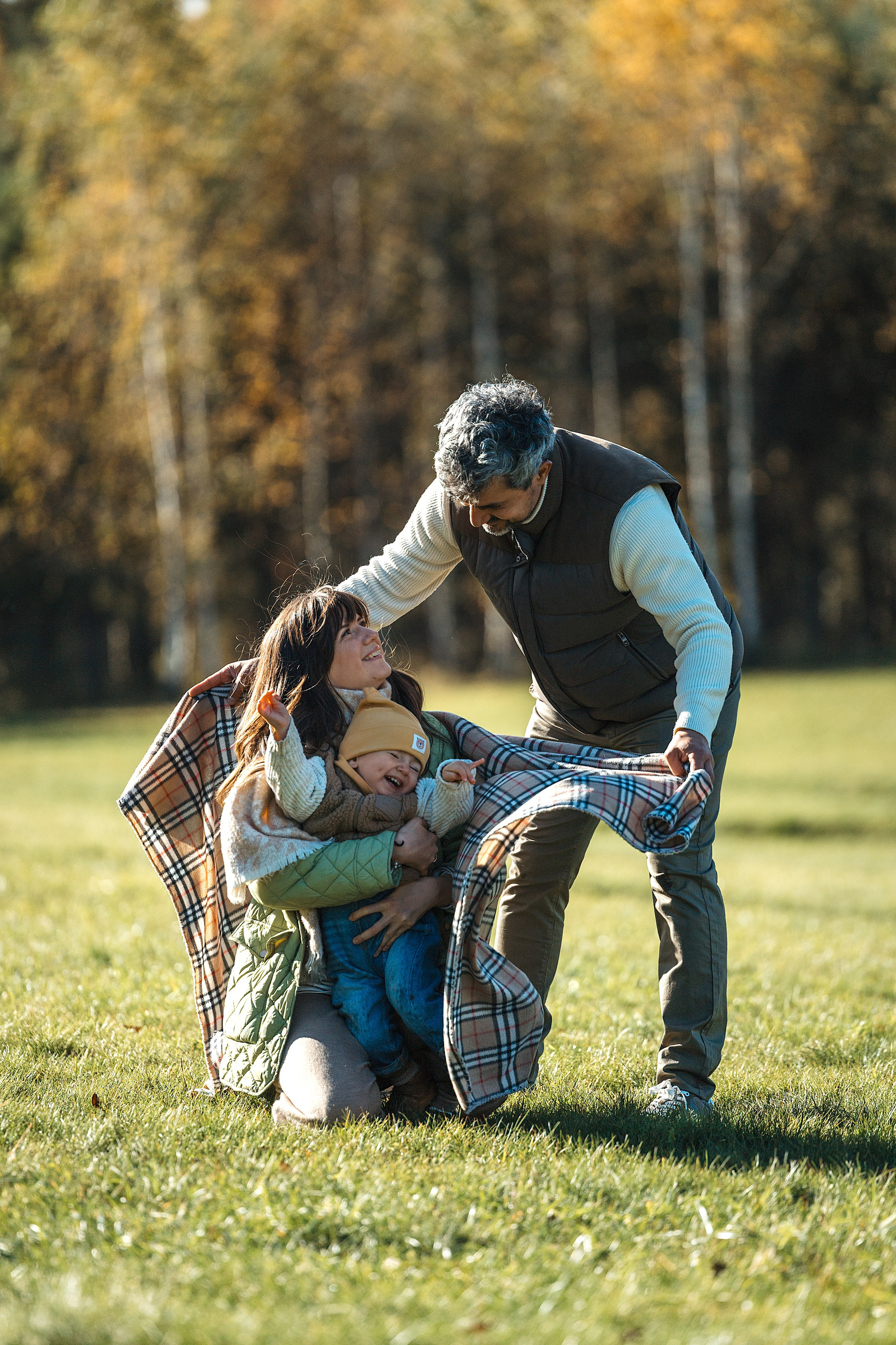 Осенняя семейная съемка. Фотограф Анималист в Москве Анастасия Жучкова