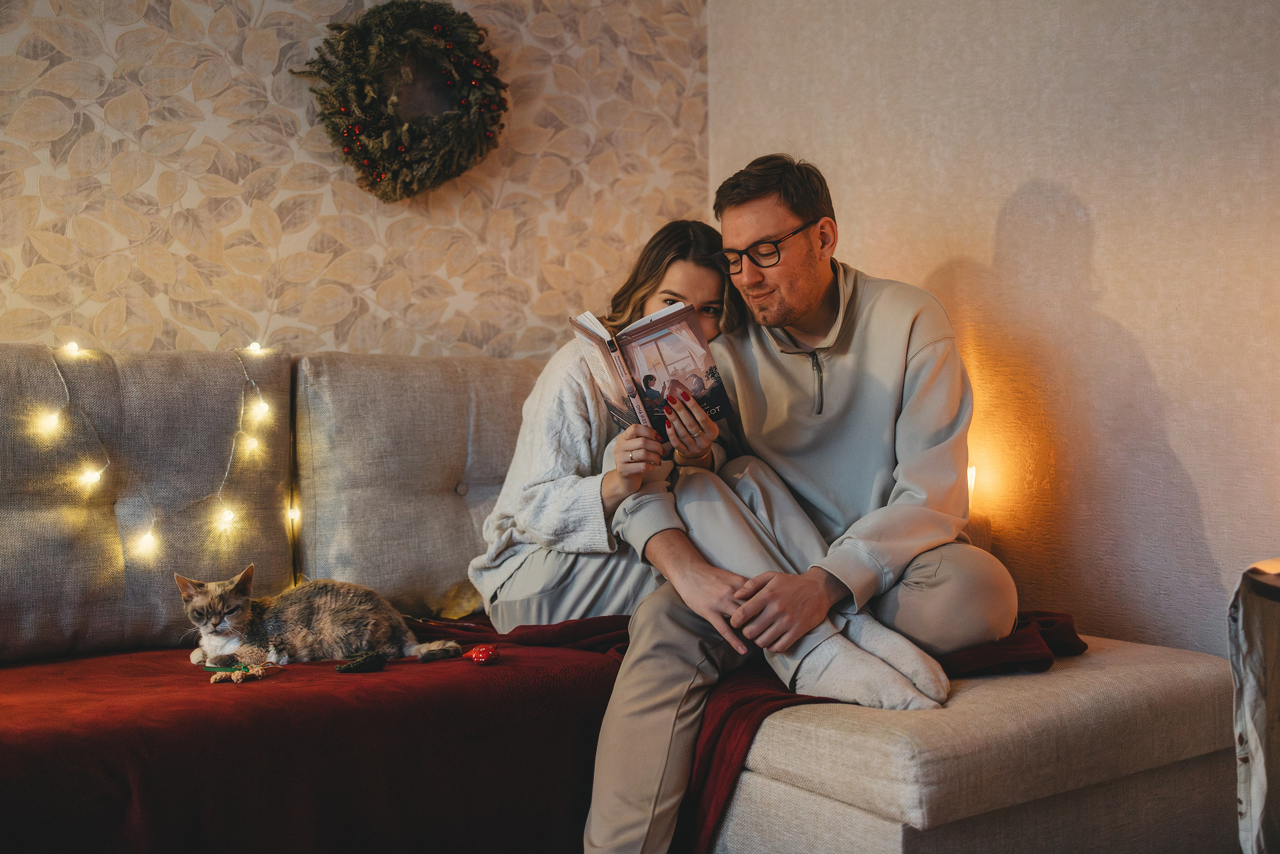 Домашняя новогодняя. Фотограф Анималист в Москве Анастасия Жучкова