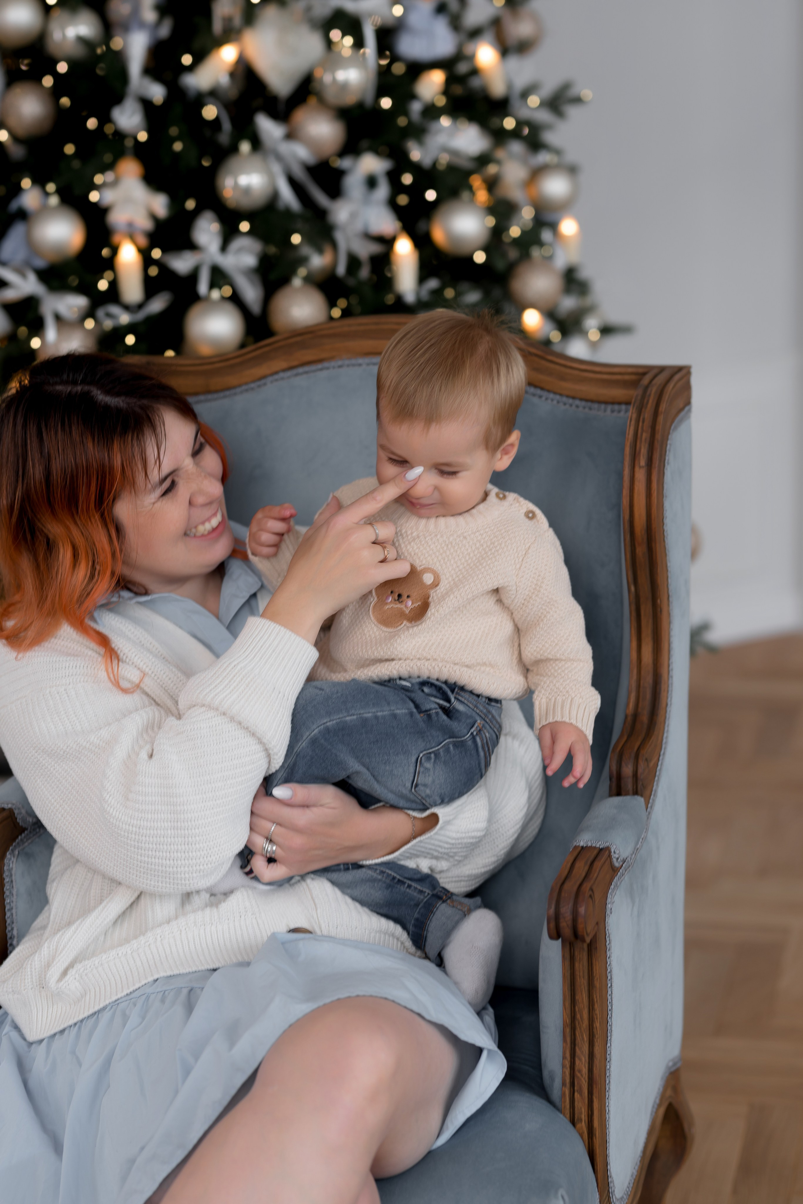 Новогодняя фотосессия Юлия и Саша. Портретный фотограф в г. Москва Солнцево Яковлева Анастасия