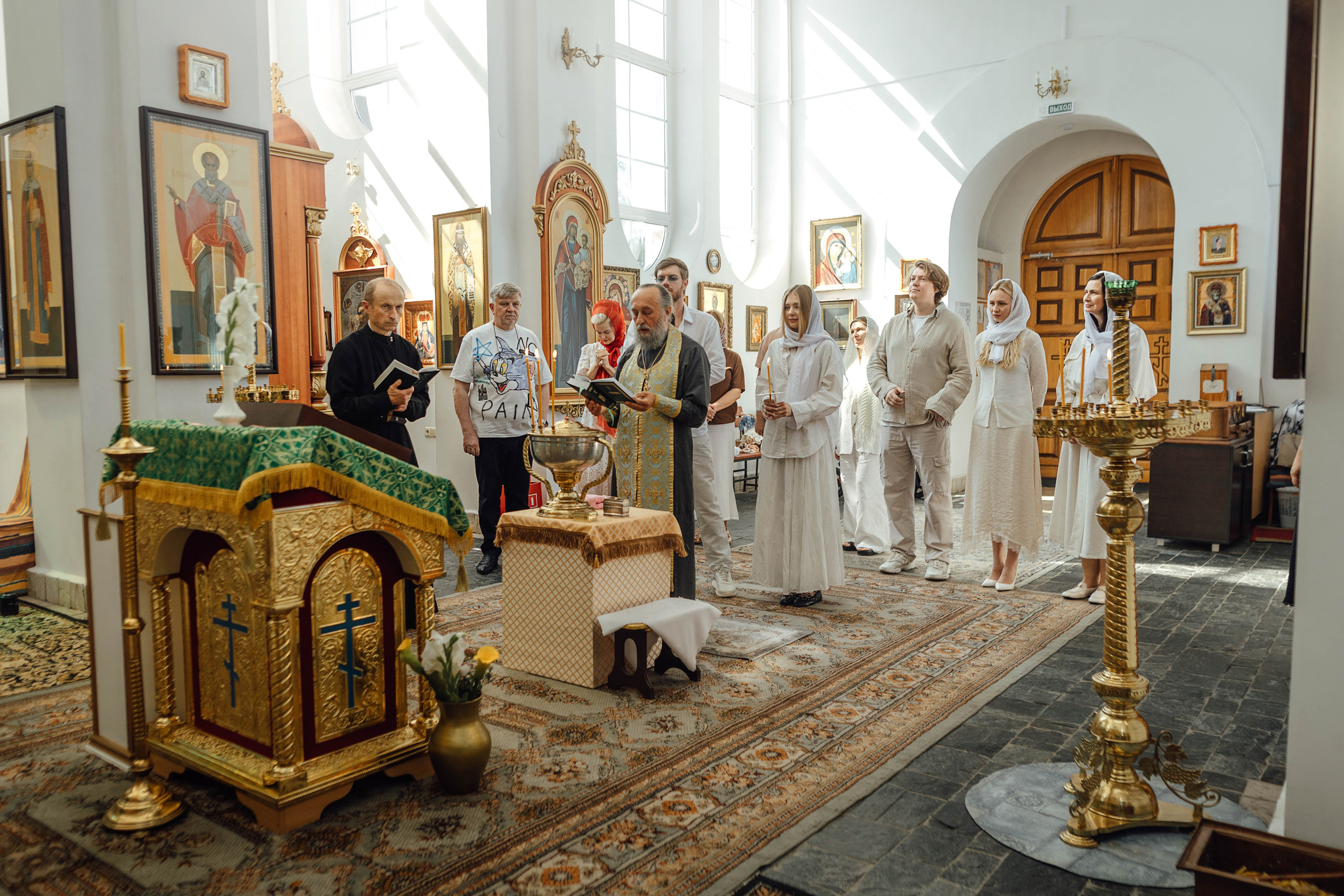 Крещение Мишель, гп. Ивенец, храм Ефросинии Полоцкой, август 2025