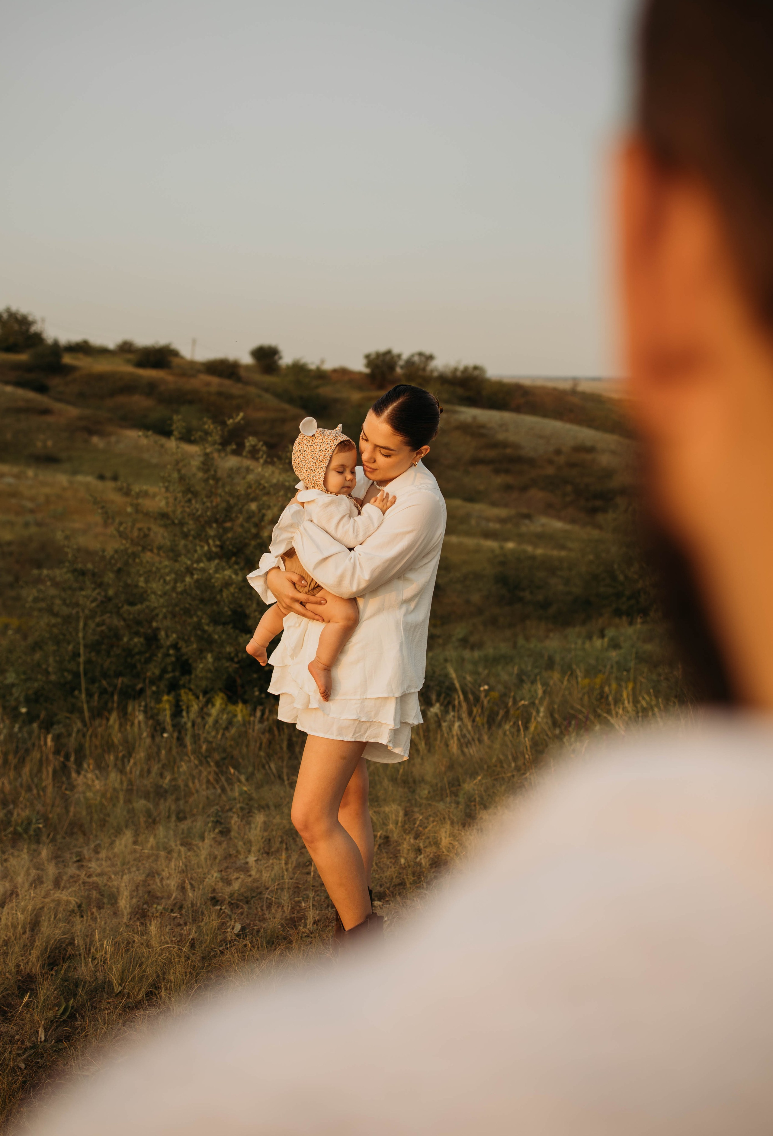 Про маленькую Аглаю и ее маму и папу. Фотограф Алевтина Матешук