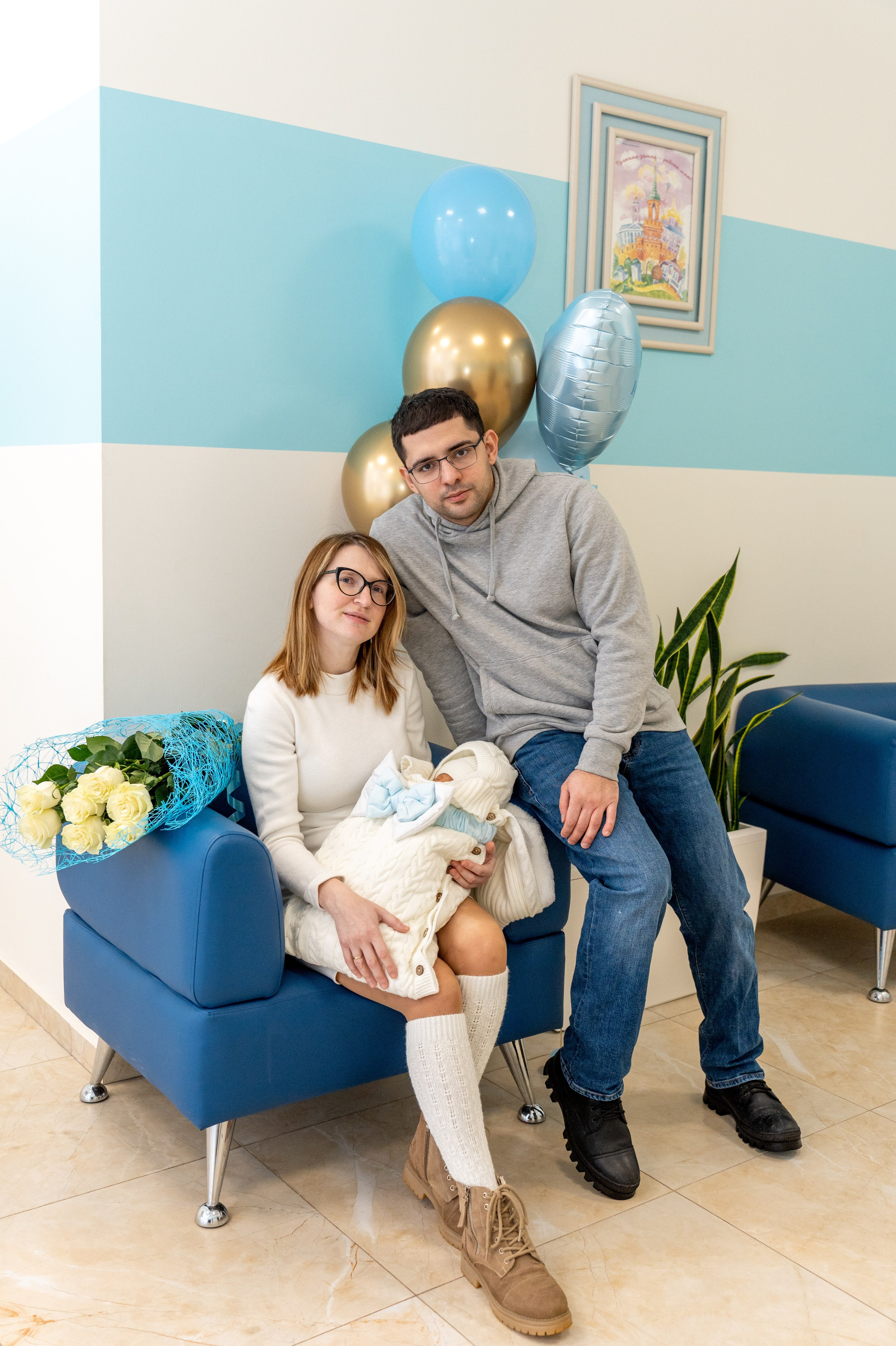 Выписка из роддома. Фотограф на Крещение и Венчание в Туле, детский и семейный фотограф