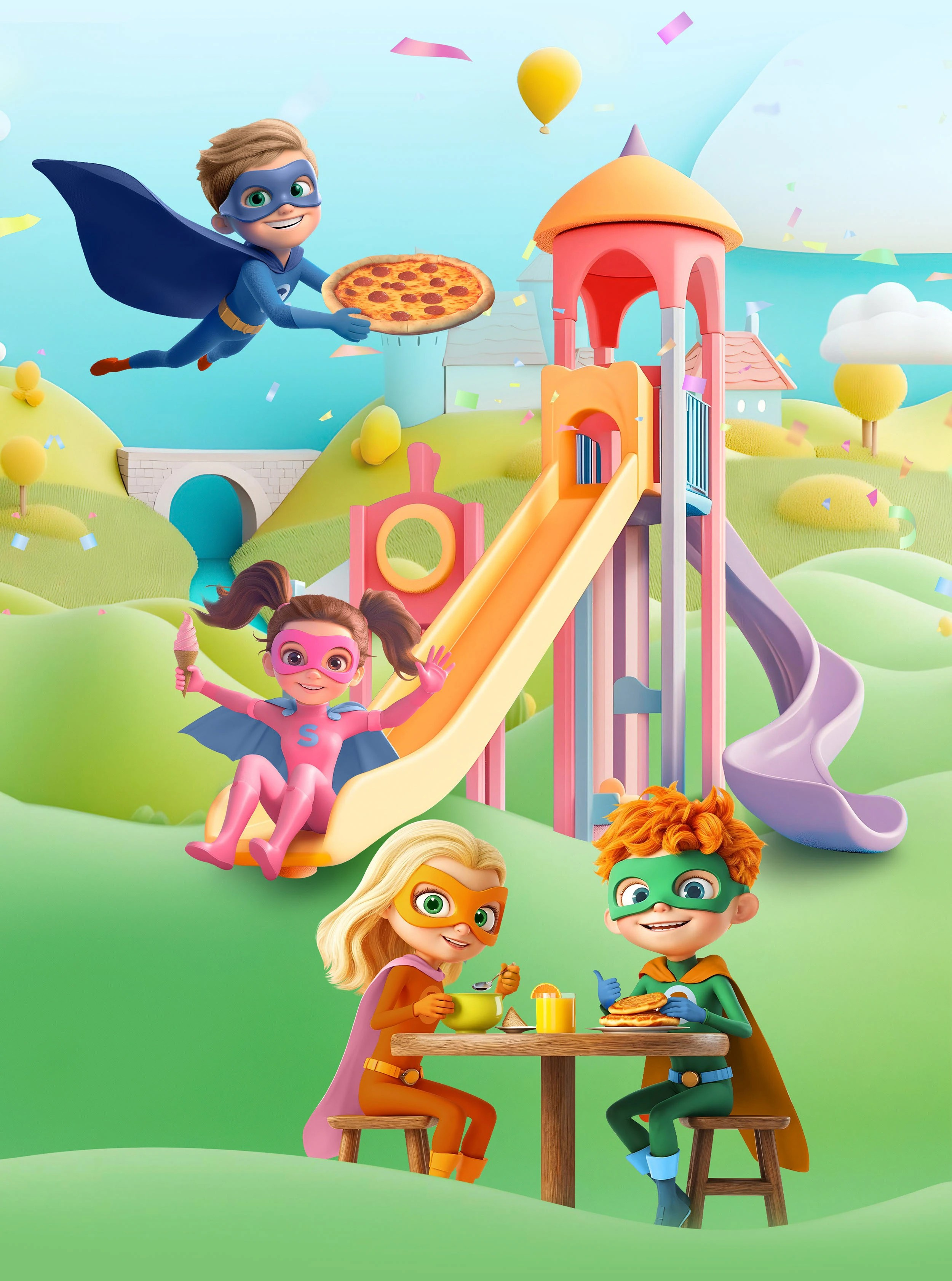 Дизайн меню Superland. Foodcase.pro