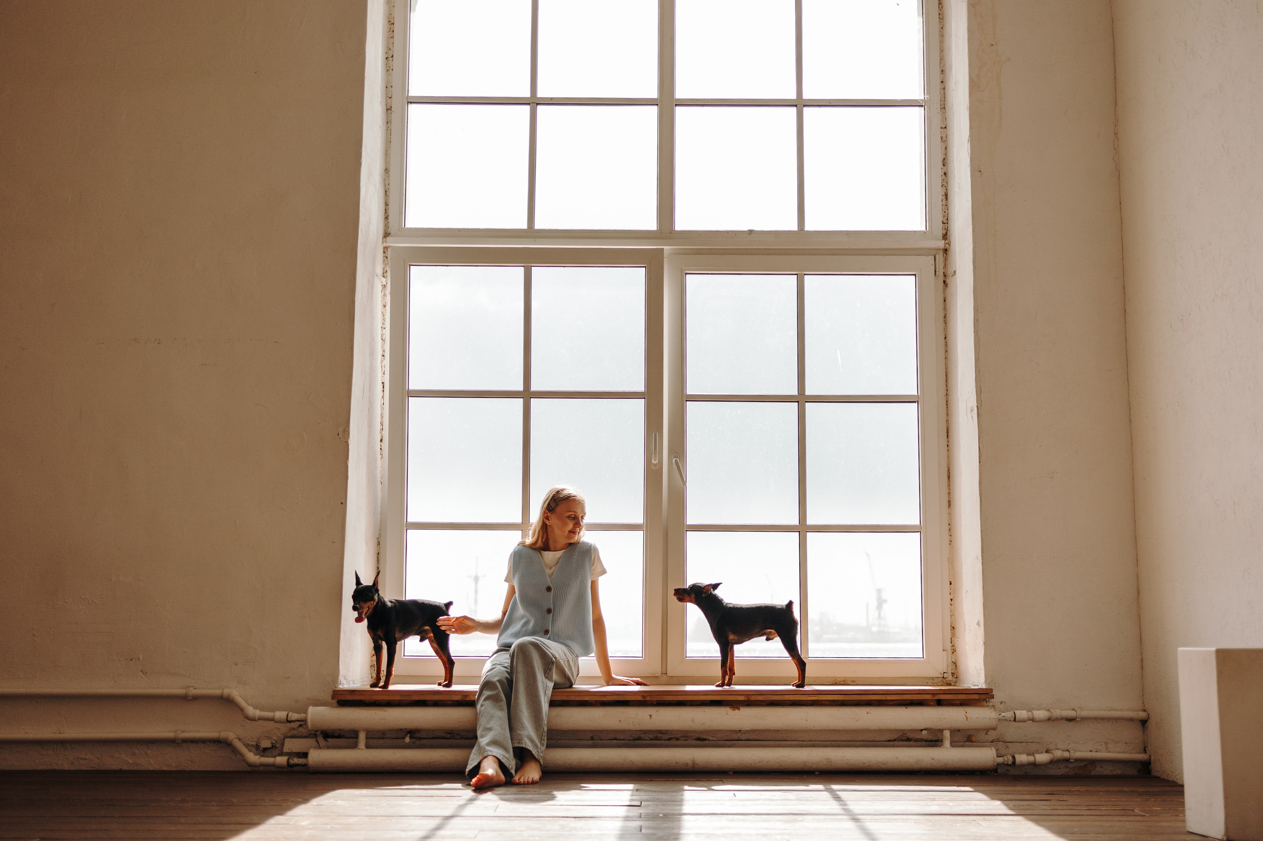 Катя и ее мальчики. Фотограф — Анималист | Санкт-Петербург