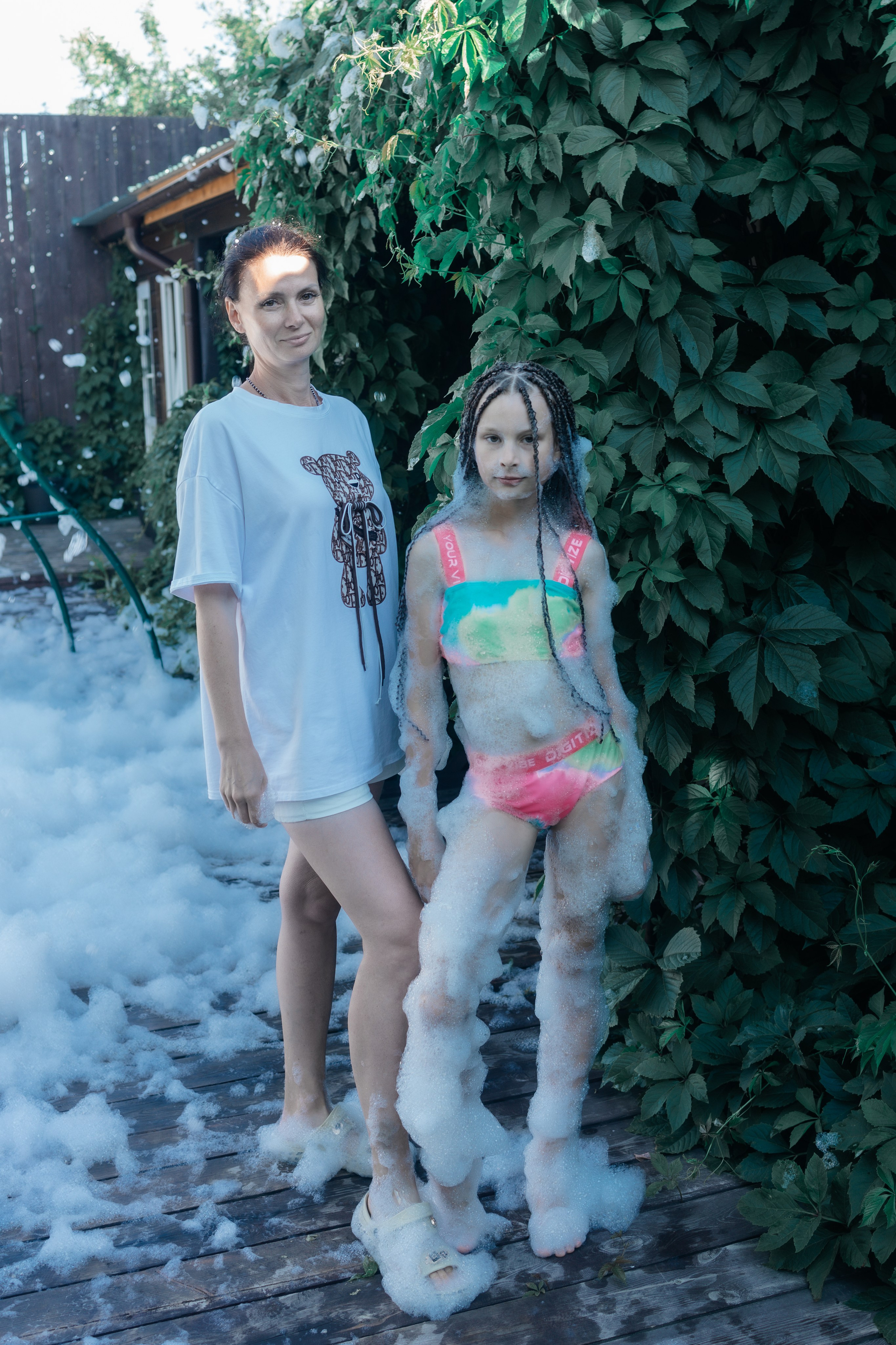 Пенная дискотека на Солнечной усадьбе. Семейный и детский фотограф в Славгороде Анастасия Винс